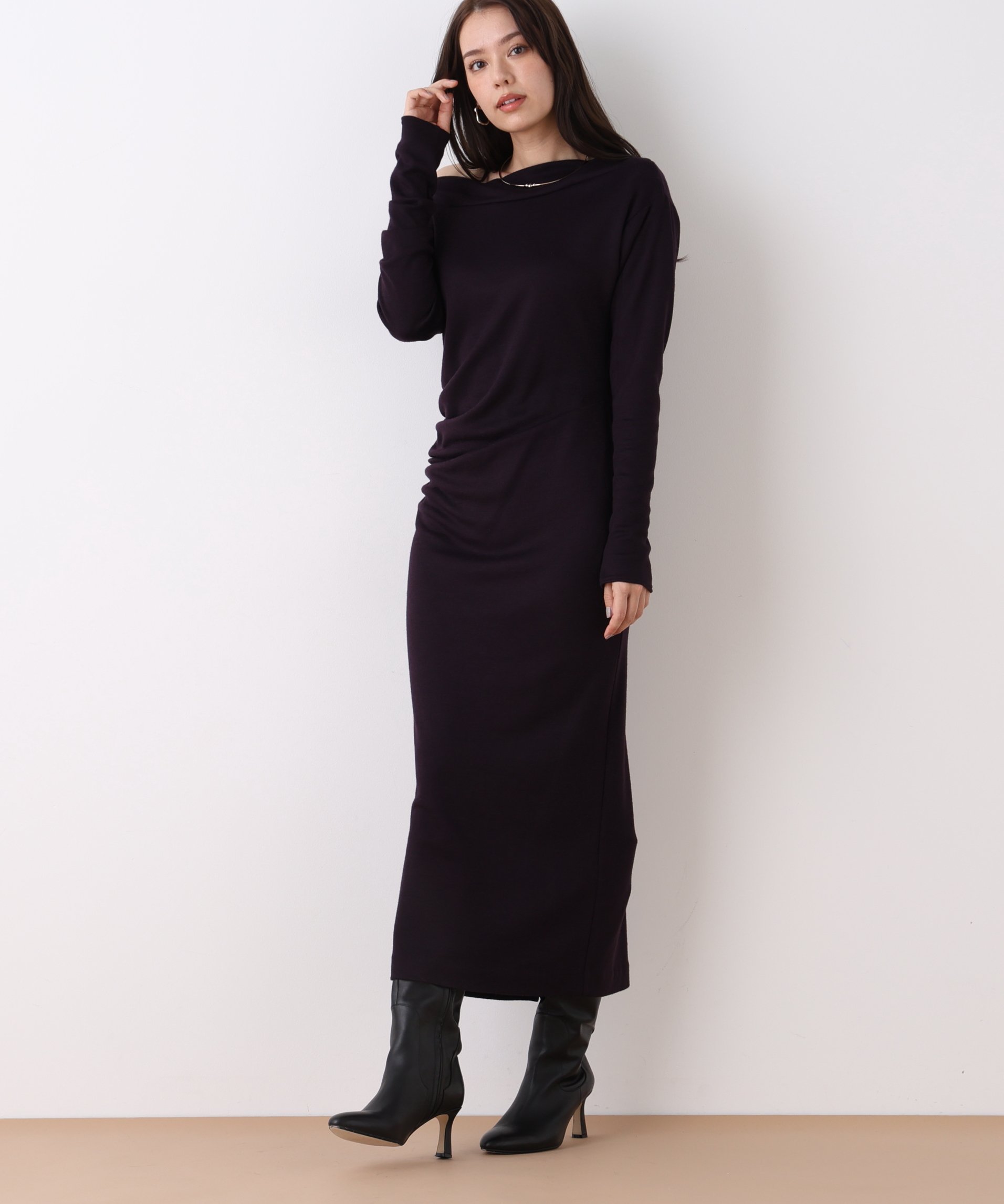 楽天市場】【SALE／20%OFF】◇ギャザーネックシフォンコンビニット