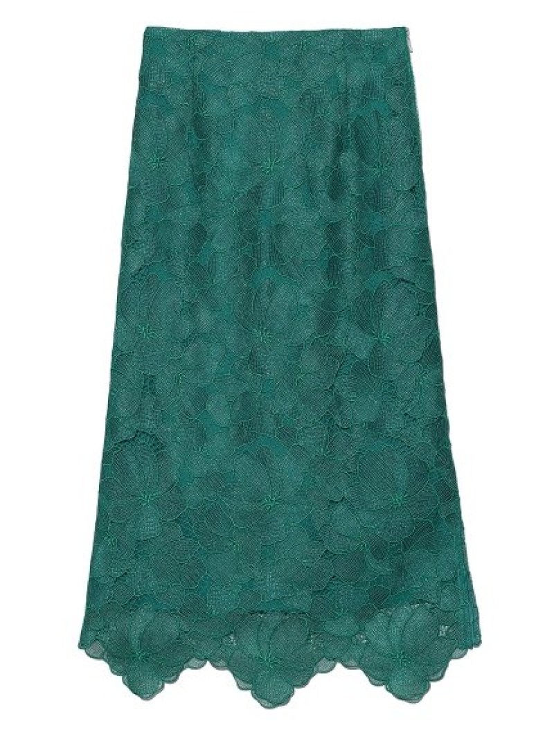 FRAY I.D（フレイアイディー ）シアーラメフラワーレーススカート SALE／30%OFF】FRAY I.D シアーラメフラワーレーススカート