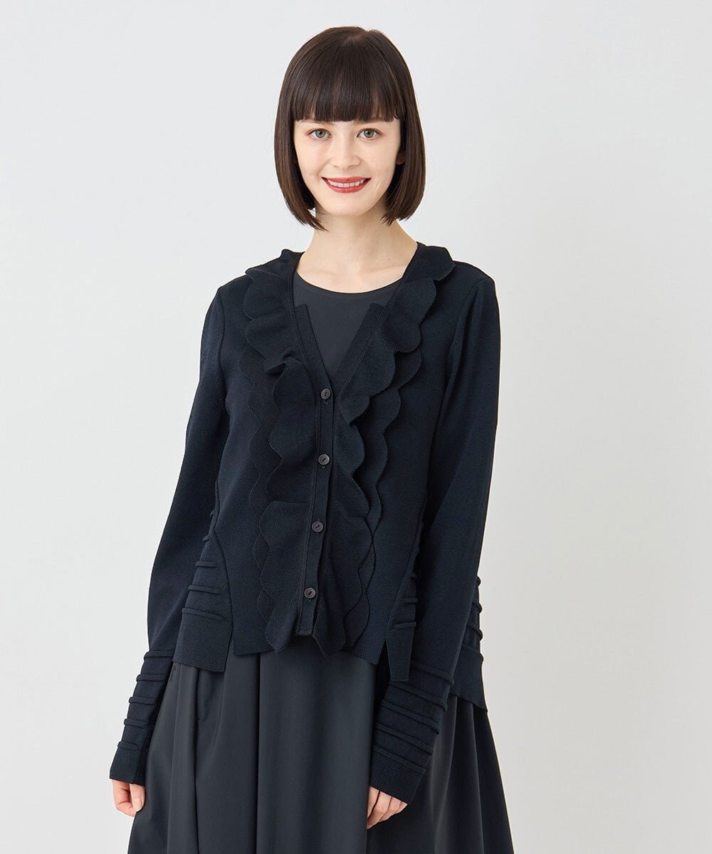 HYSTERIC GLAMOUR AFRO GIRL編込 カーディガン HYSTERIC GLAMOUR - AFRO GIRL編込 カーディガン / ブラック | Tempt