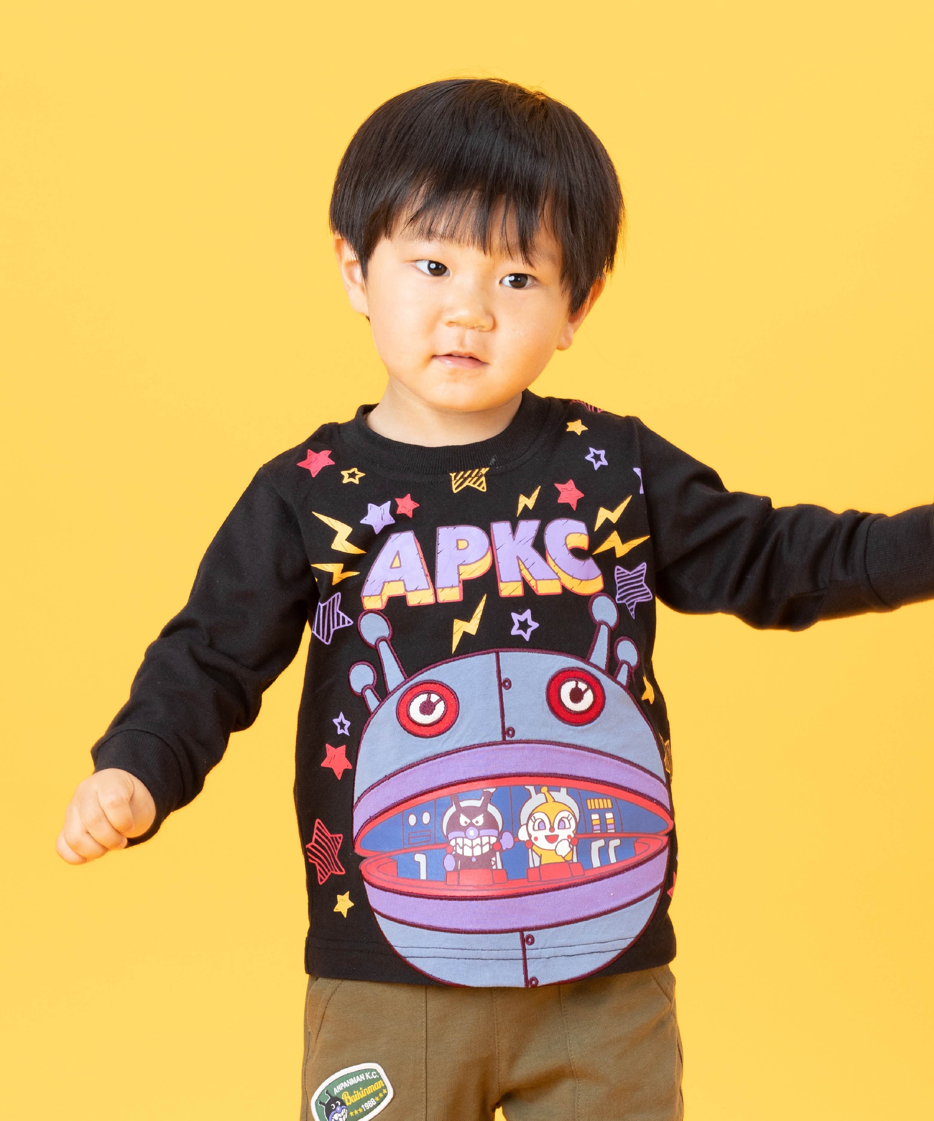 楽天市場】アンパンマン 限定 だだんだん エプロン こども用M