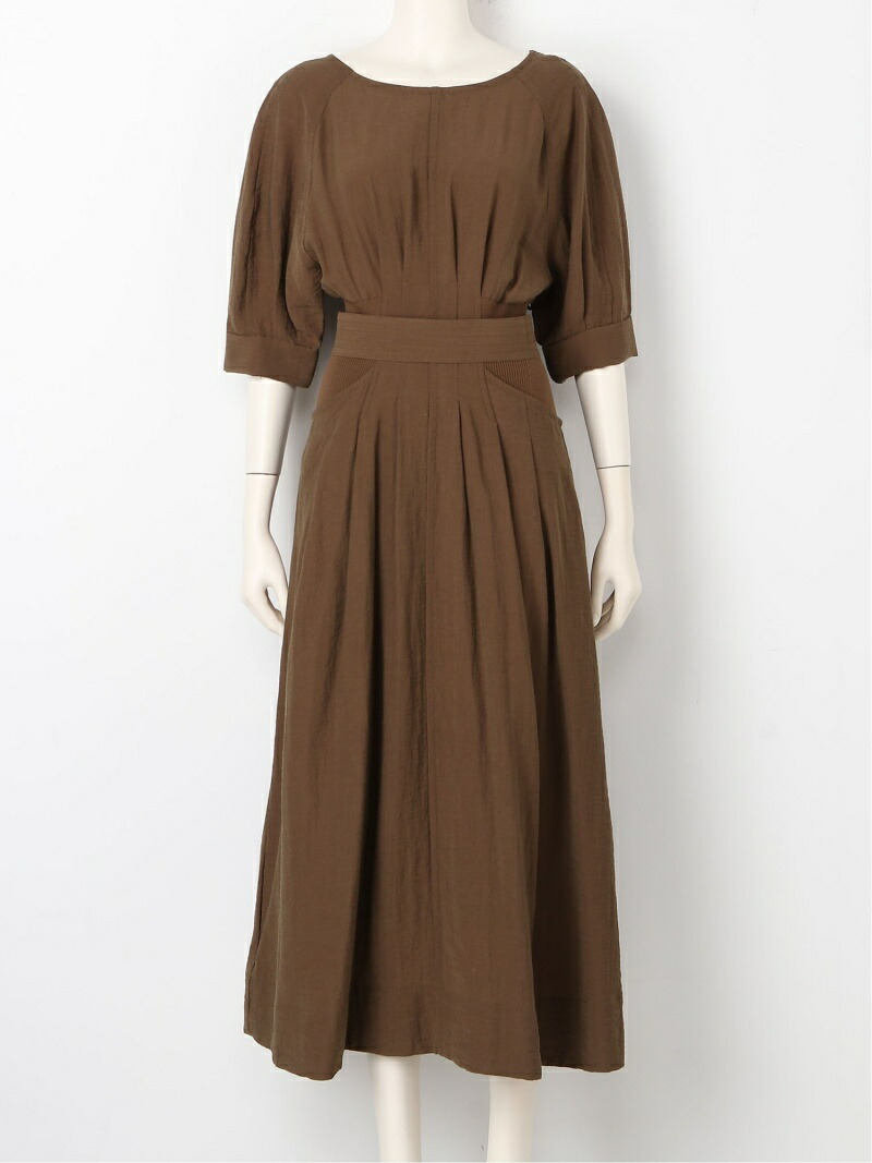 楽天市場 Rakuten Fashion Sale 45 Off Organics リブop Snidel スナイデル ワンピース ロングワンピース マキシワンピース ブラウン ベージュ オレンジ Rba E 送料無料 Snidel スナイデル