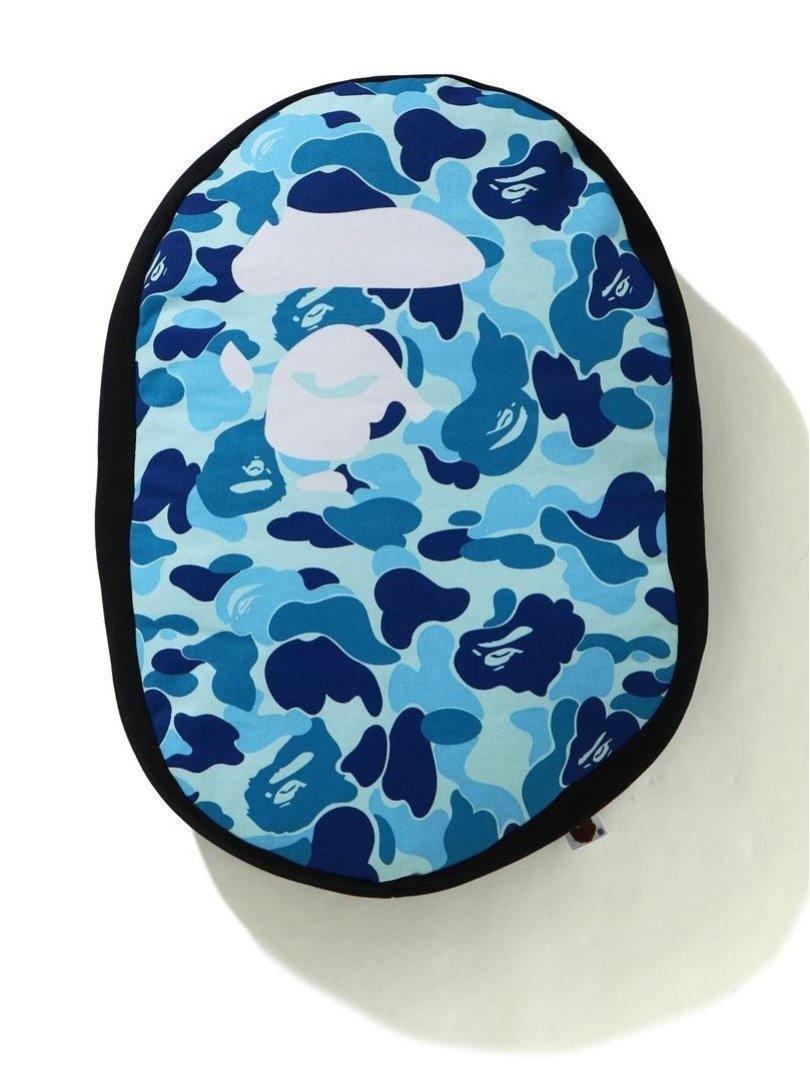 希少！A Bathing Ape カモフラージュ クッションカバー 楽天市場】A BATHING APE ABC CAMO APE HEAD CUSHION M ア