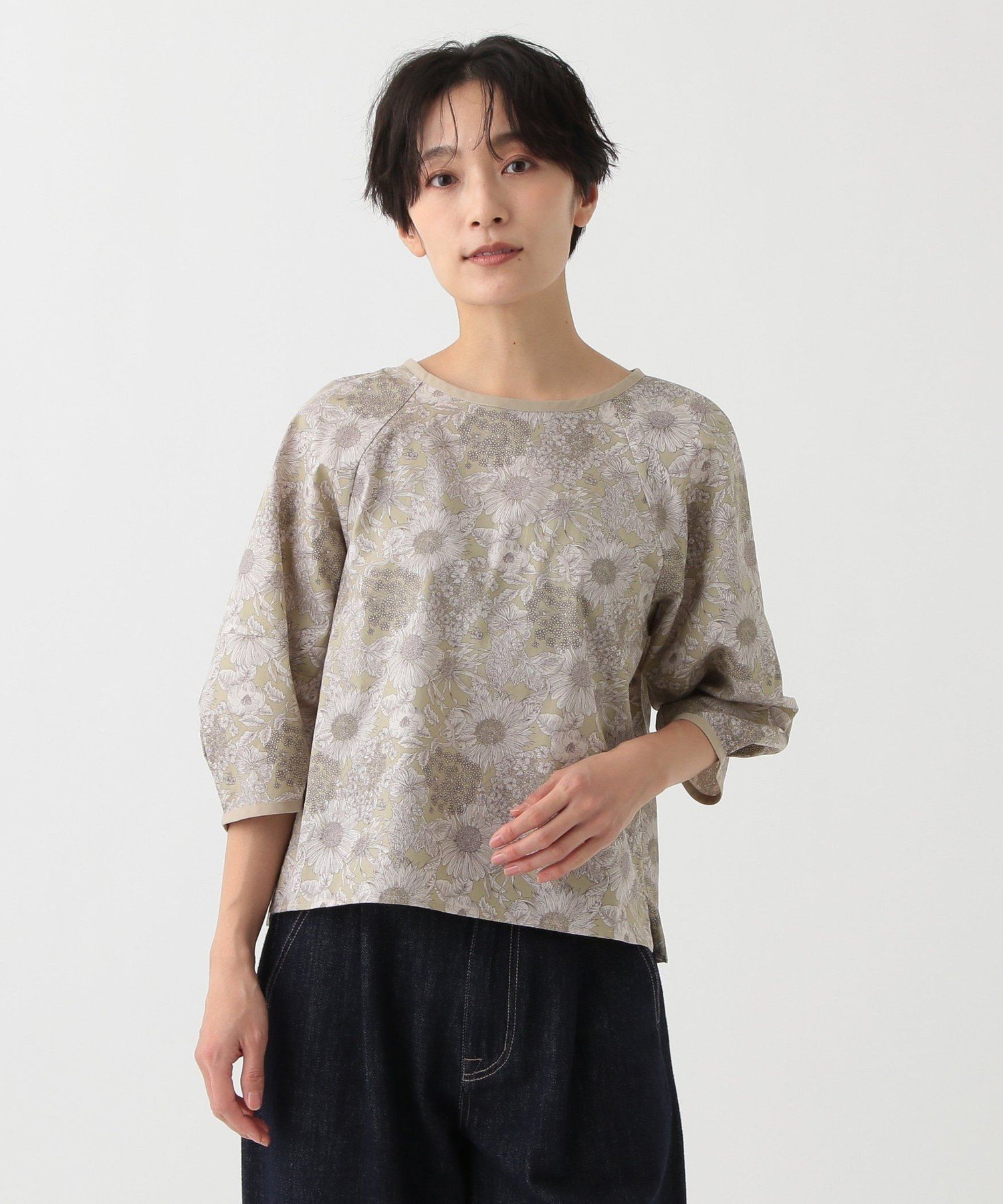 【値下げ】アフタヌーンティー 刺繍切替ブラウス MAISON SAJOU 値下げ】アフタヌーンティー 刺繍切替ブラウス MAISON SAJOU