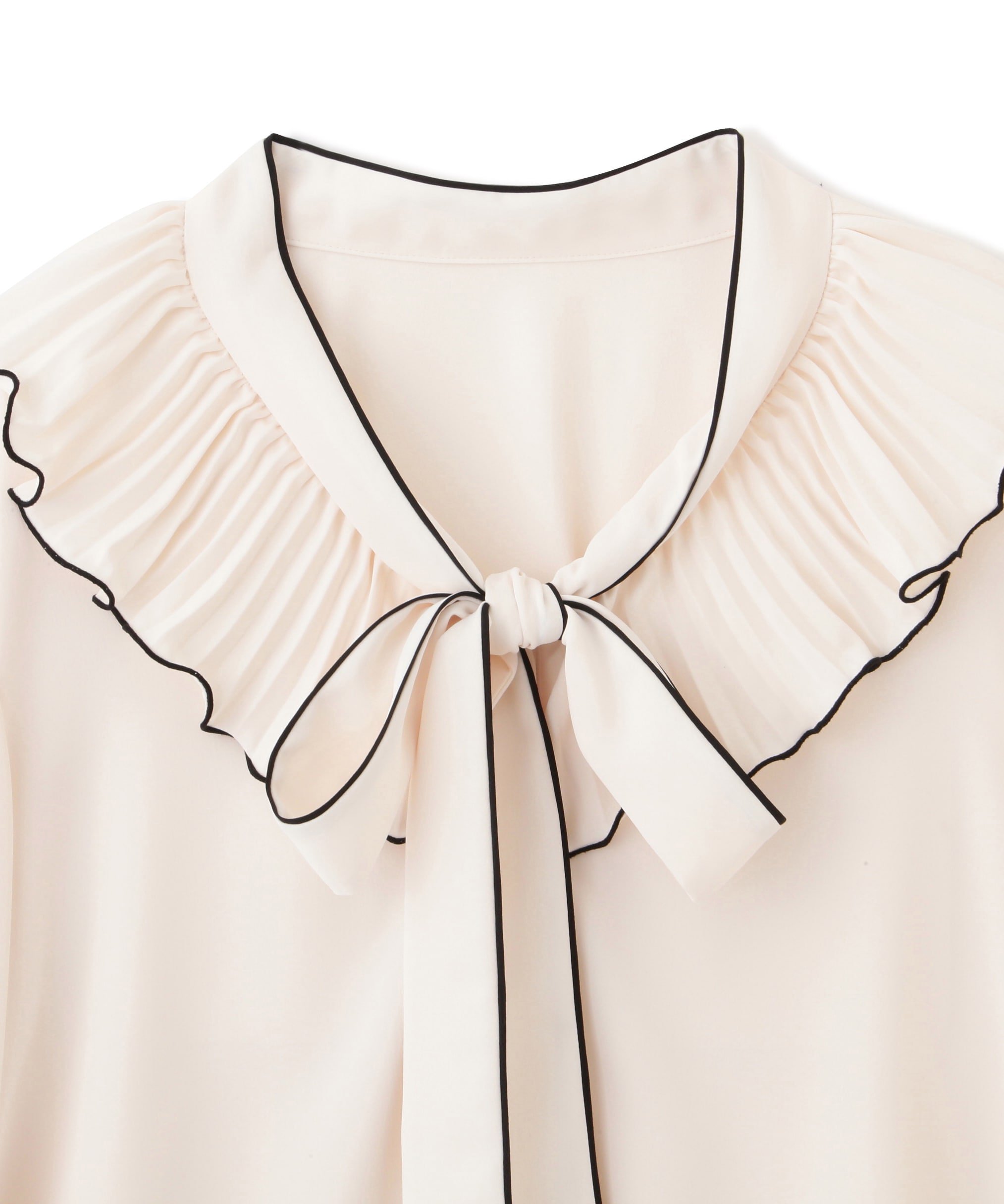 JILL by JILL STUART プリーツフリルボウタイブラウス ジル バイ ジル 