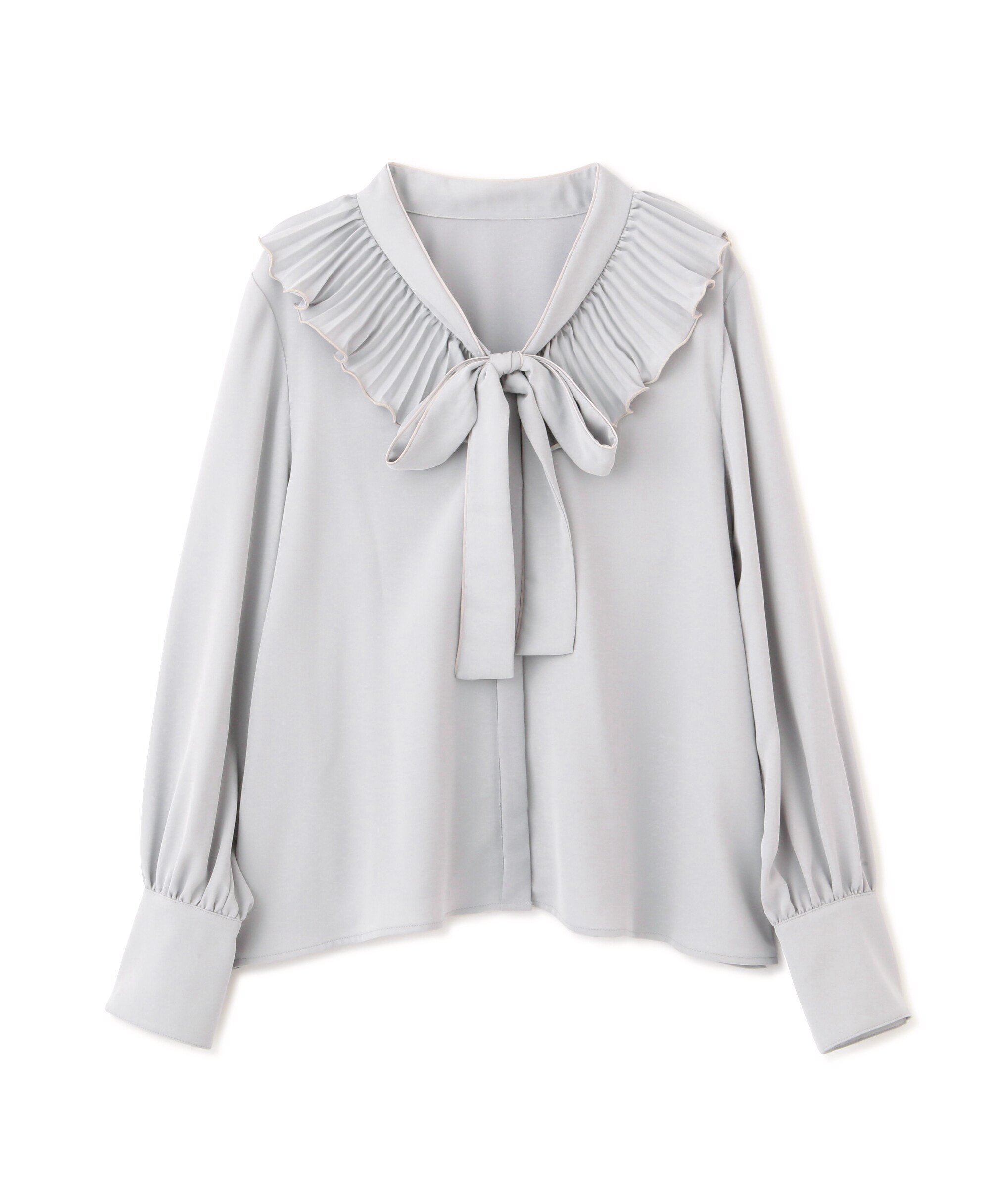 JILL by JILL STUART プリーツフリルボウタイブラウス ジル バイ ジル 