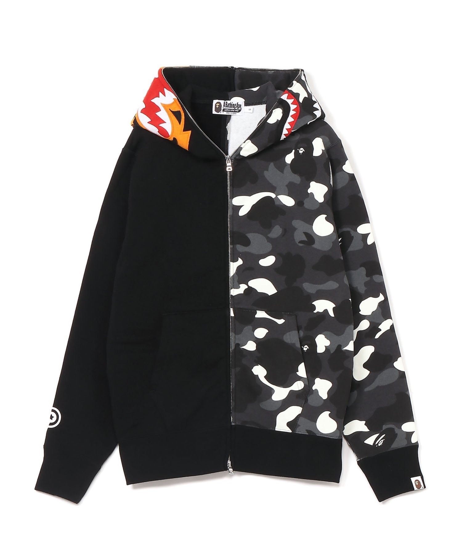 A Bathing Ape フードパーカー A BATHING APE パーカー 2ND SHARK FULL ZIP HOODIE メンズ