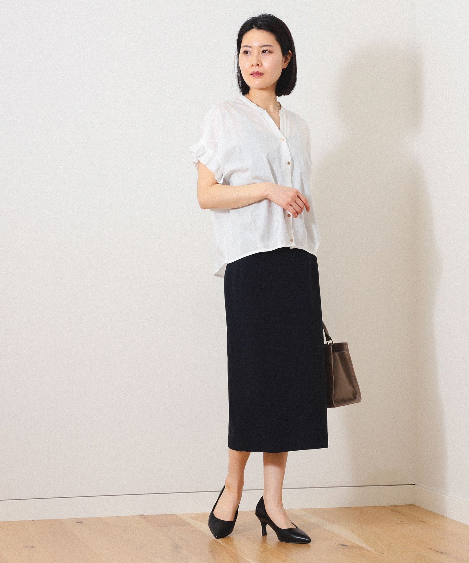 BEAMS HEART WOMEN BEAMS HEART / スキッパーネック カットソー 24SS