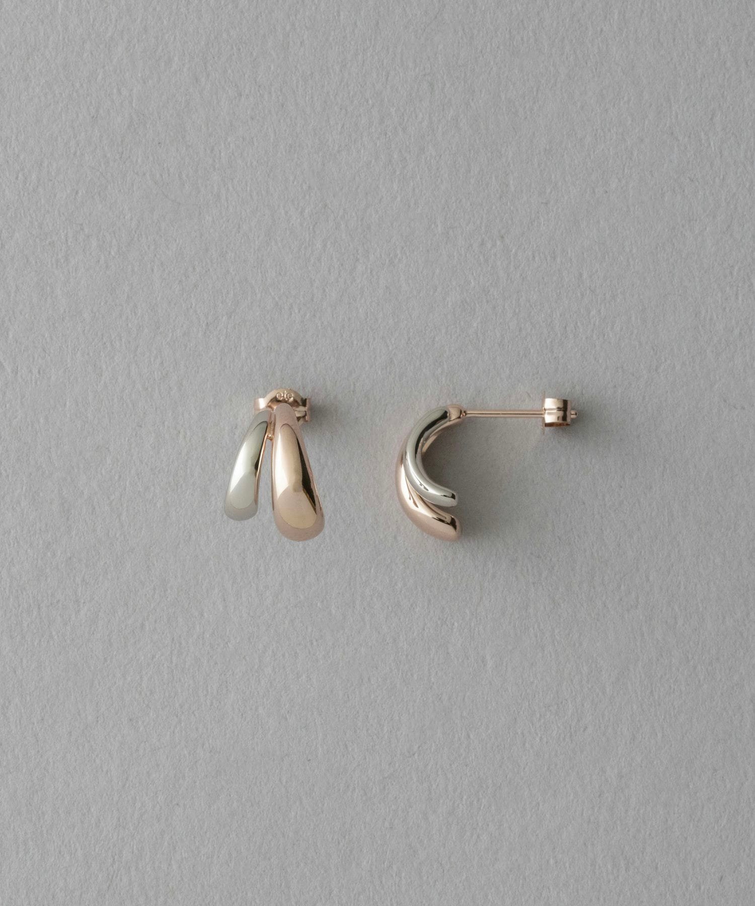 ete　ゴールドフローピアス バイカラー フローピアス | ete bijoux (Women)/エテ ビジュー