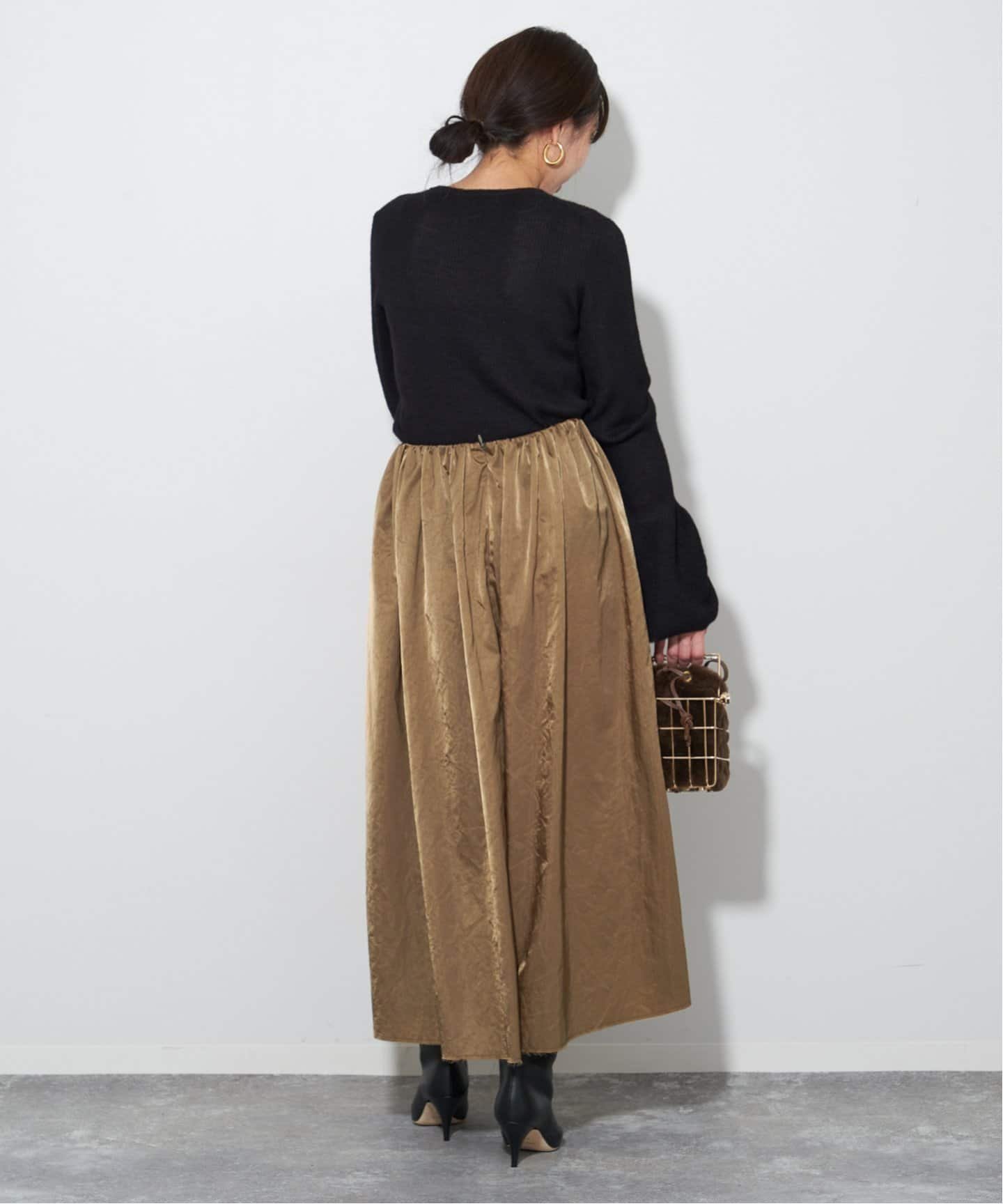 plage puff sleeve ニット プラージュ トップス ニット ホワイト