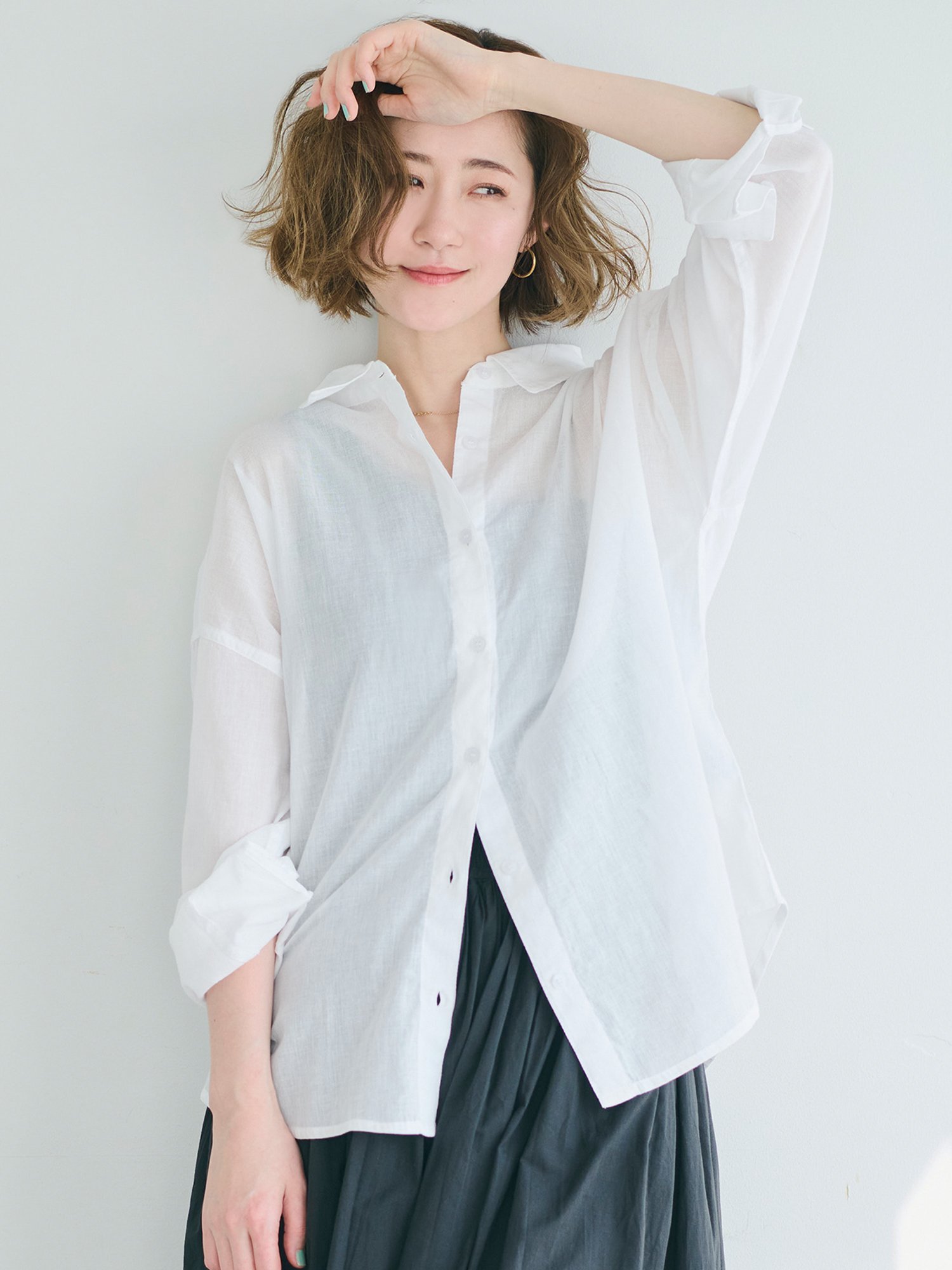 UNGRID 【Ca】モールヤーンショートニット アングリッド【送料無料】