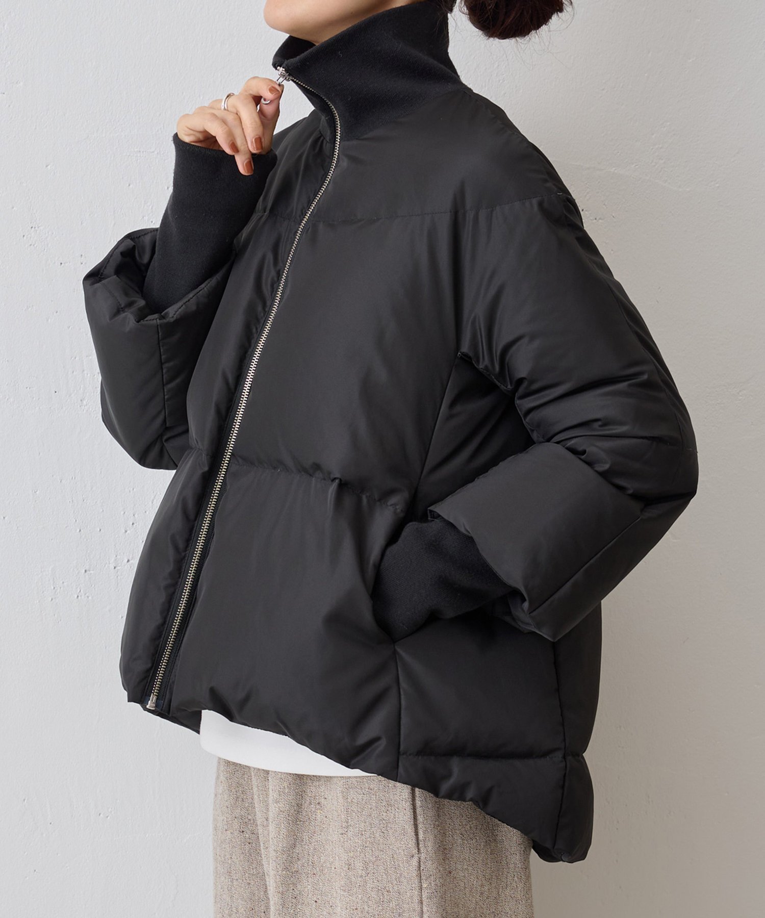 SALE／50%OFF】BEARDSLEY ジップフレアダウン ビアズリー ジャケット 