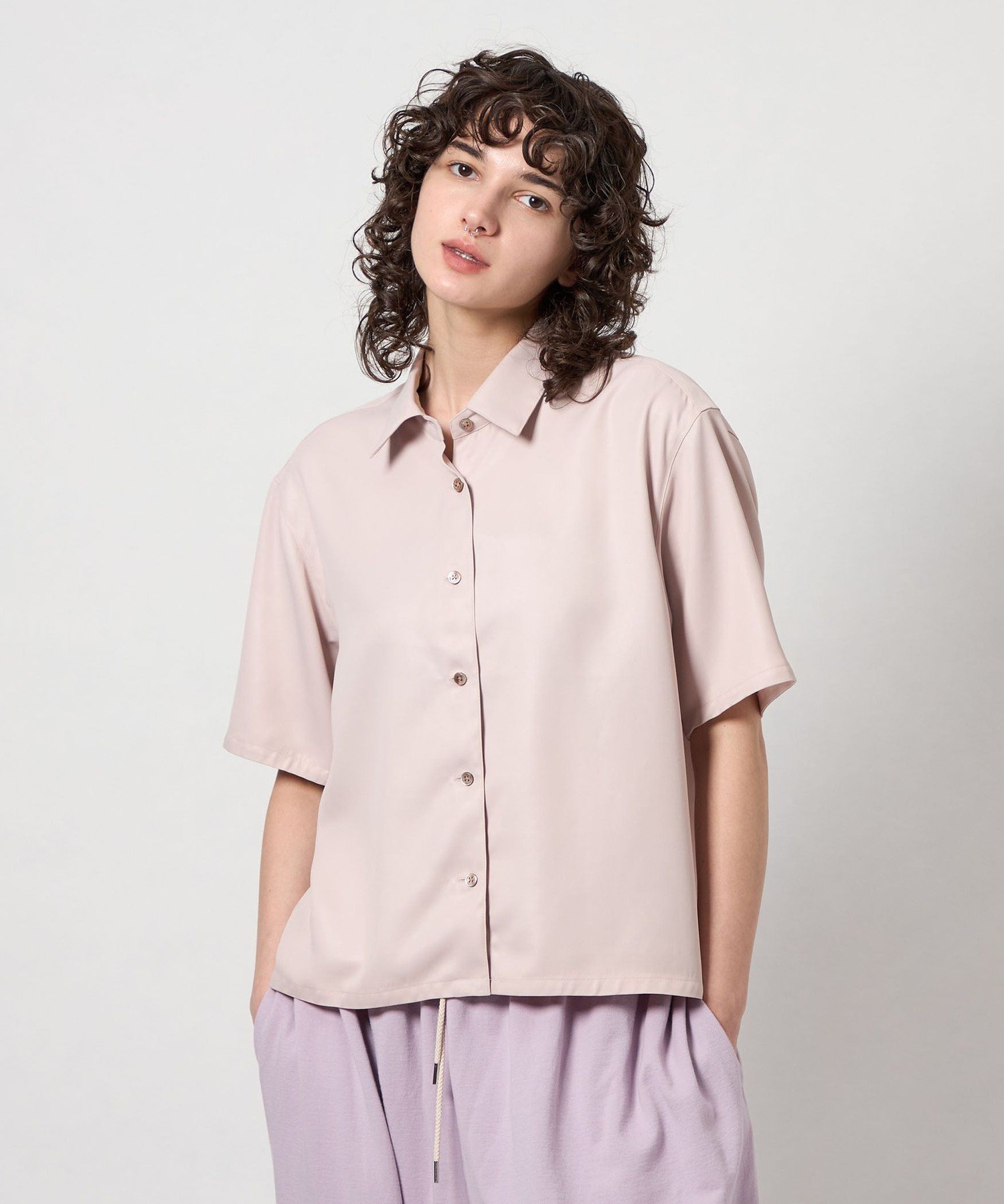 楽天市場】＜6(ROKU)＞V NECK TUCK SHIRT/シャツ 6(ROKU