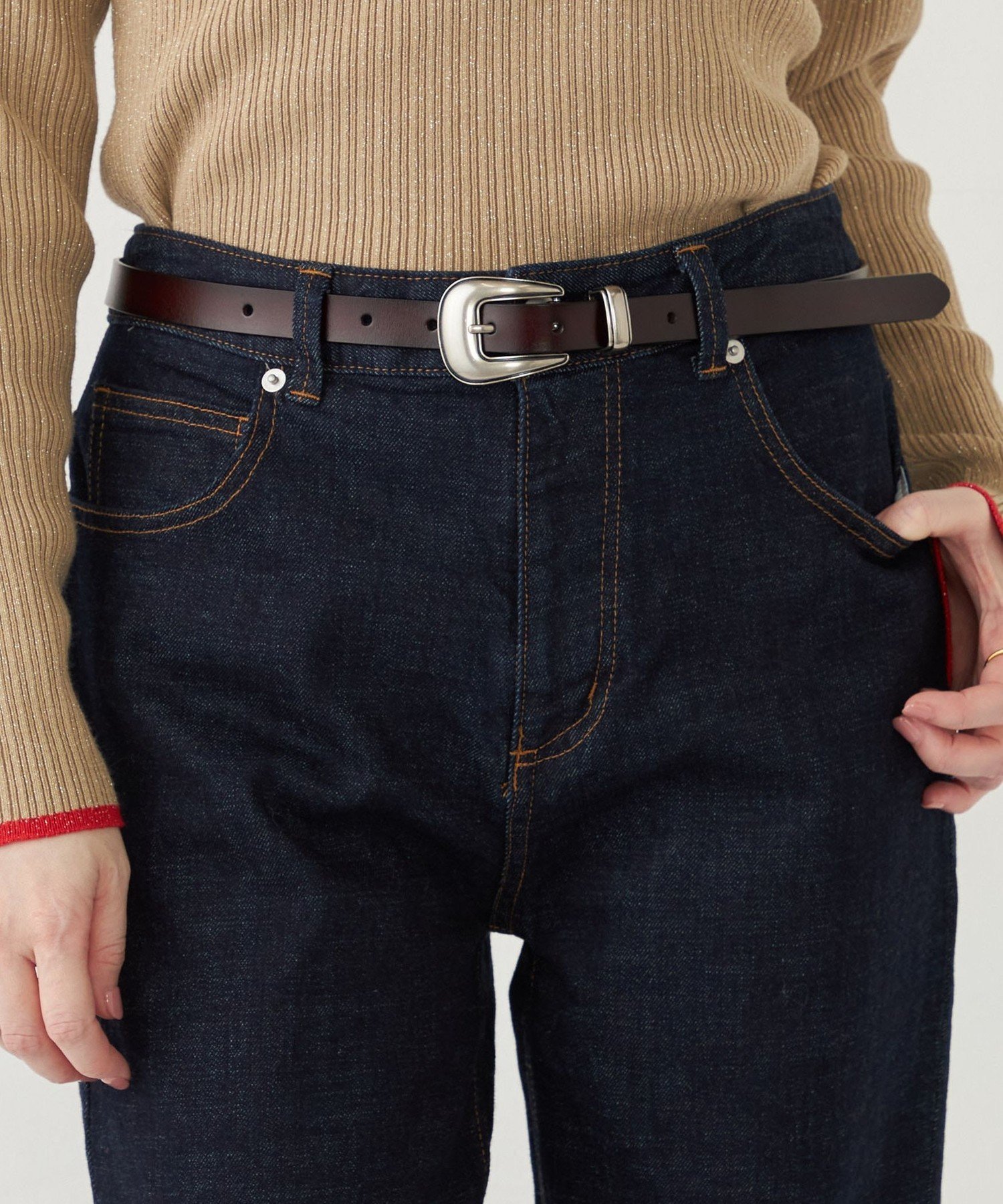 楽天市場】SEA(シー) BIG HEART SUEDE BELT(SILVER) ビッグ