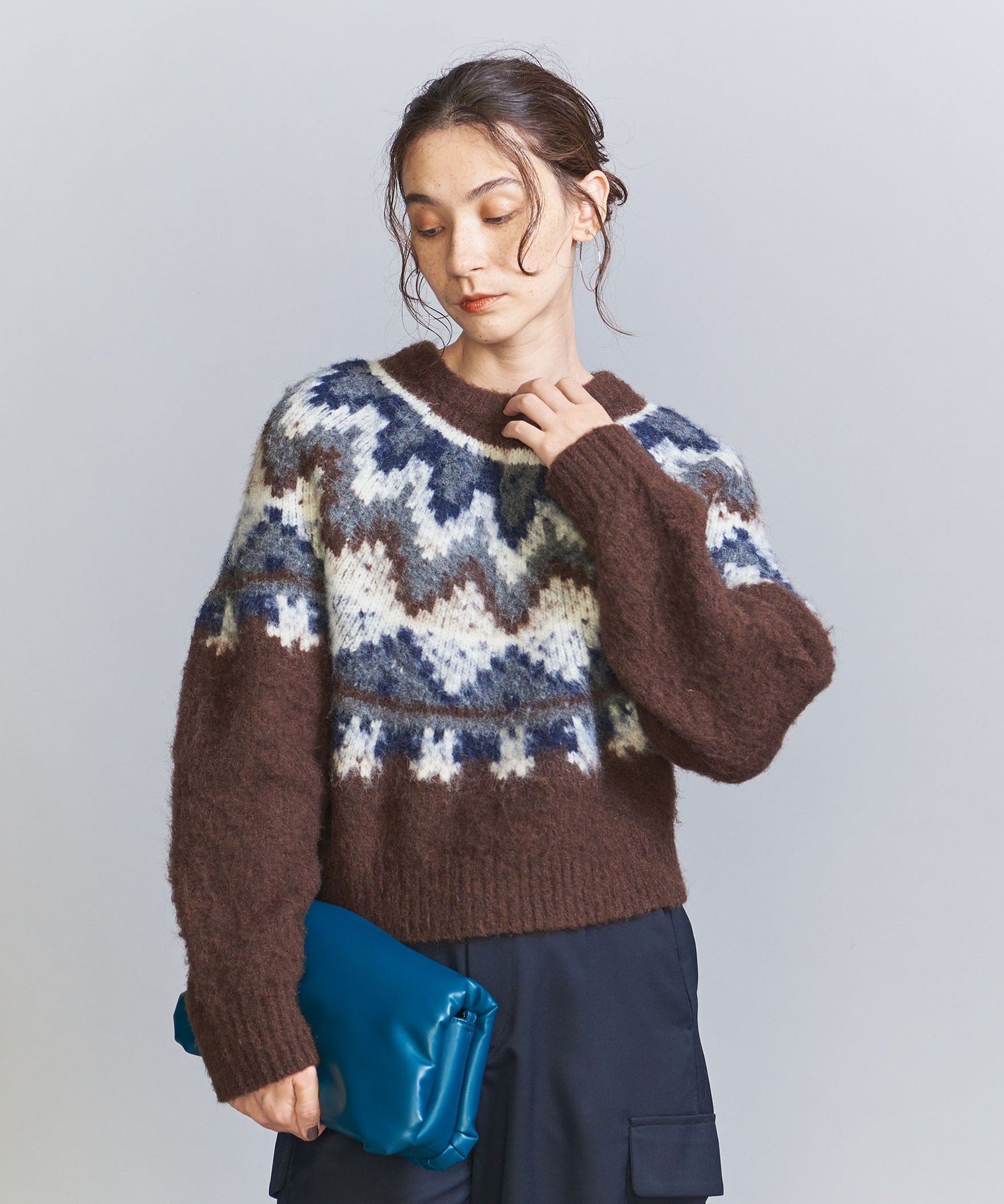 美品☆ビューティーアンドユースユナイテッド・アローズ☆　アルパカ80% SALE／50%OFF】BEAUTY&YOUTH UNITED ARROWS アルパカブレンド