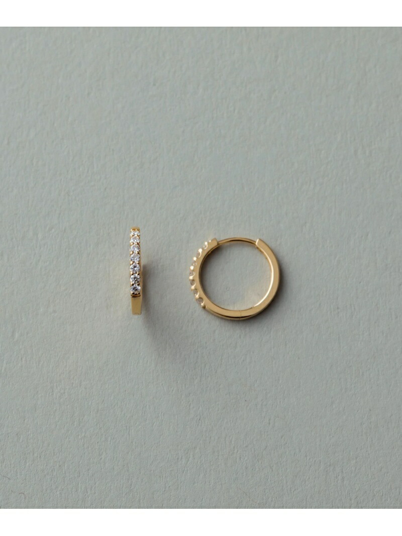 【美品】ete/フープピアス リーフ/イエローゴールド YG/SV925 K18 リーフ フープピアス | ete bijoux (Women)/エテ ビジュー