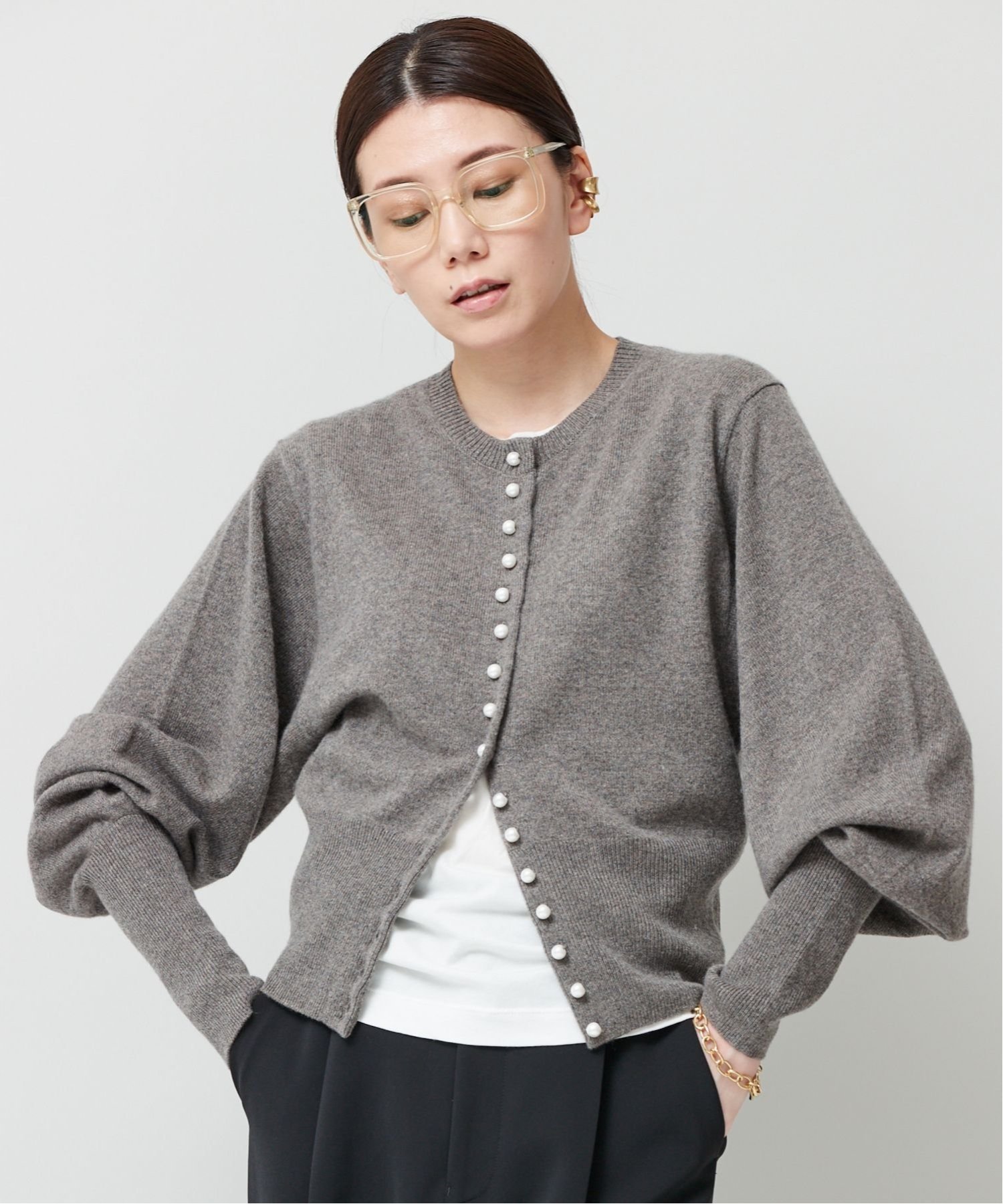 SALE／40%OFF】Curensology ＜C.S.G＞ニュアージュカシミヤニット 