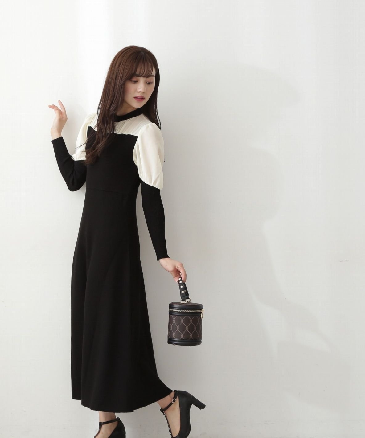 SALE／50%OFF】PROPORTION BODY DRESSING シアーパフニットワンピース