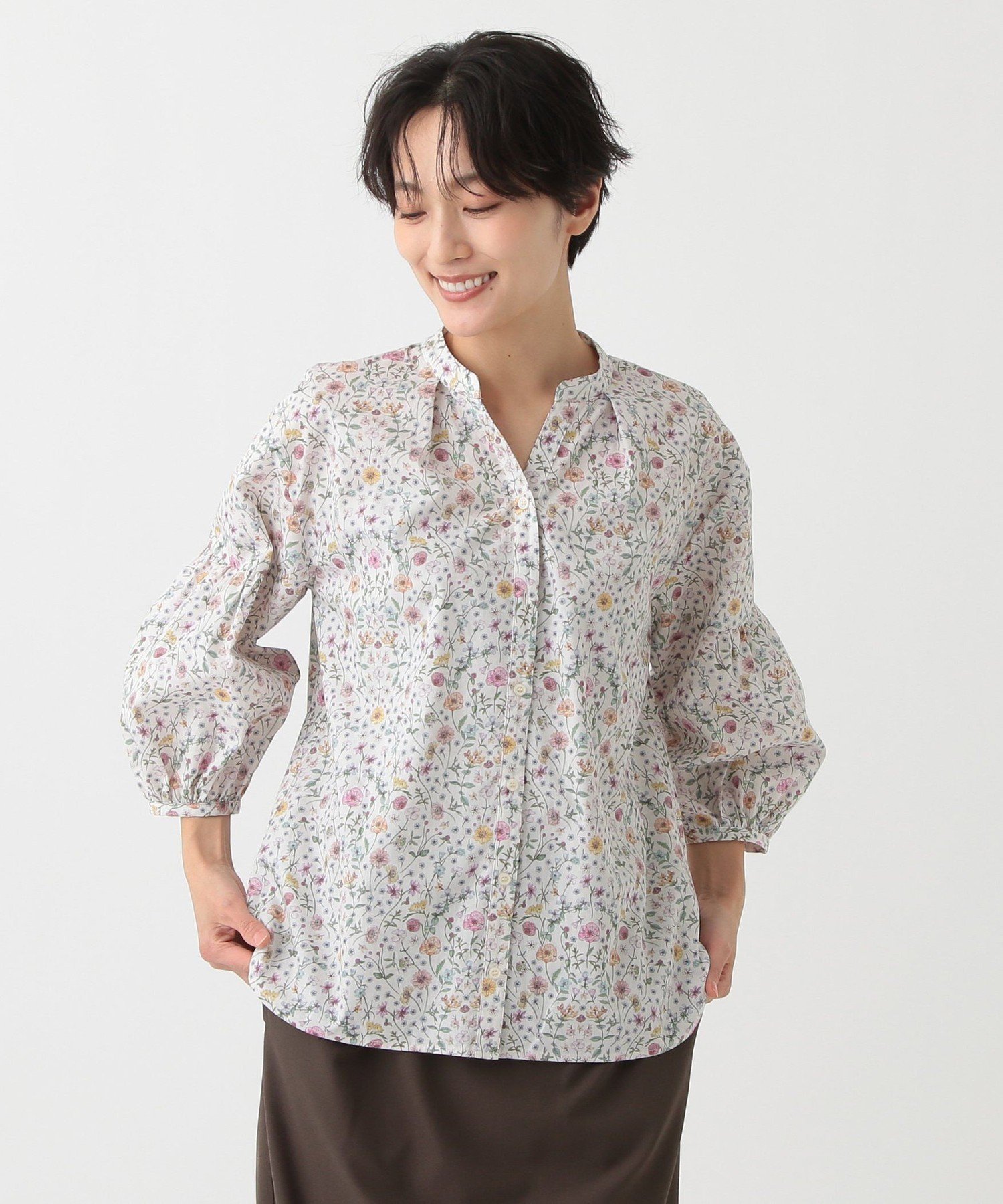 楽天市場】【SALE／50%OFF】サマーリバティ プリントシャツ