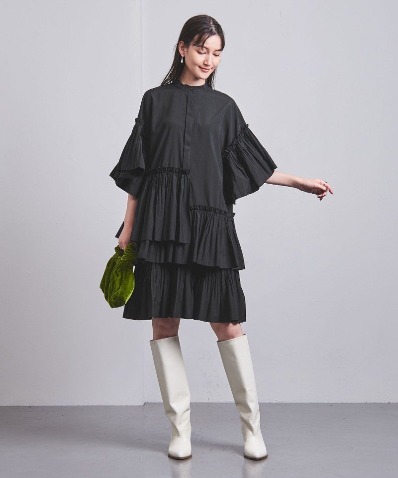 【新品同様】ユナイテッドアローズ イレギュラーフリルブラウス UNITED ARROWS（ユナイテッドアローズ）の「＜UNITED ARROWS＞イ
