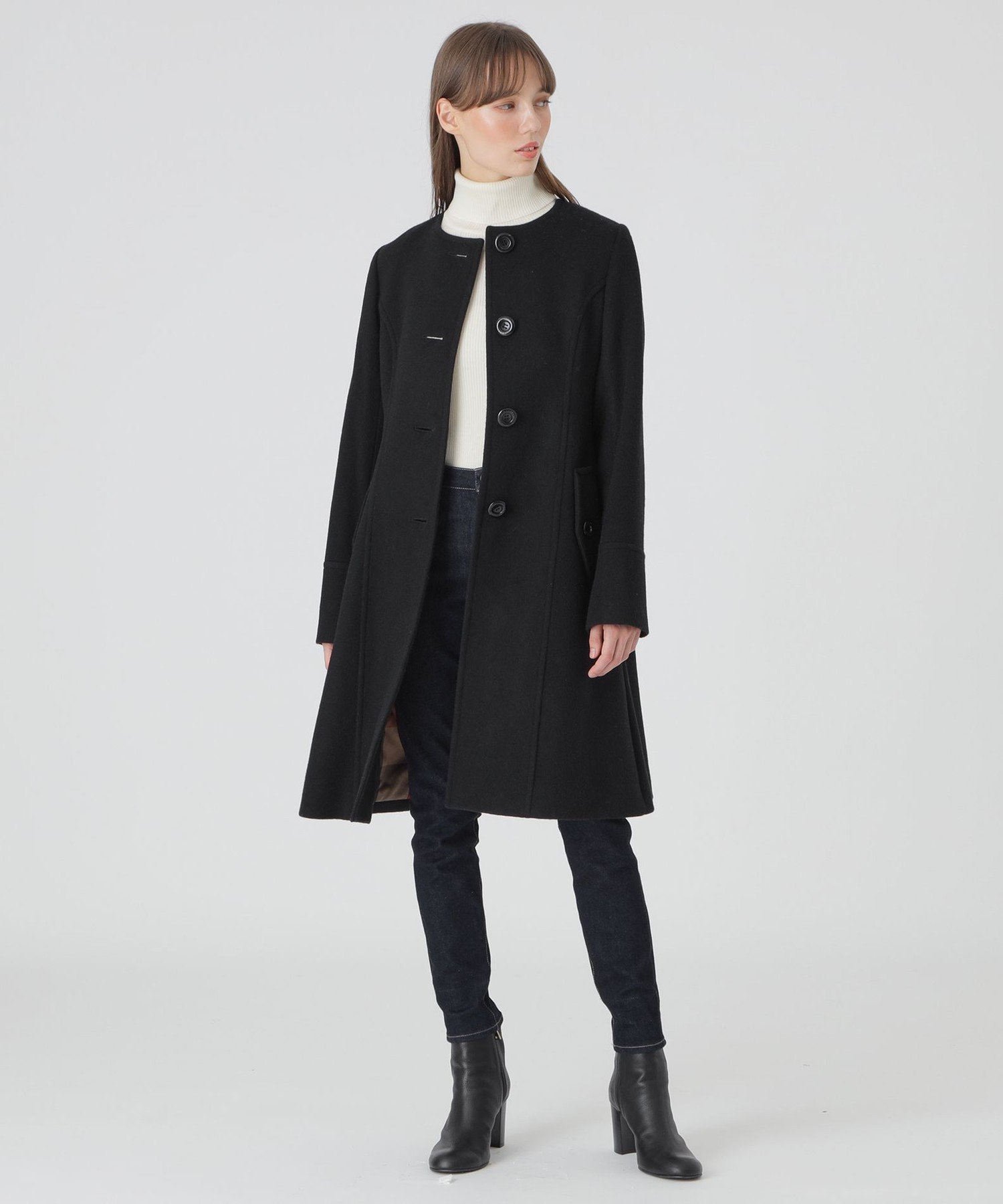 SALE／50%OFF】BLUE LABEL CRESTBRIDGE ラムブレンドビーバー