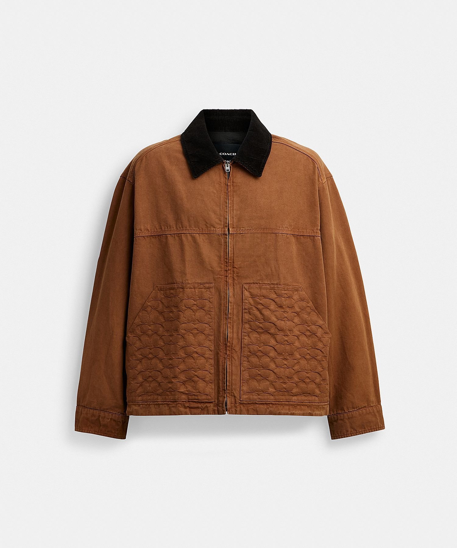 新品　コーチシグネチャー柄ジャケット 楽天市場】【SALE／40%OFF】COACH OUTLET 【公式】シグネチャー