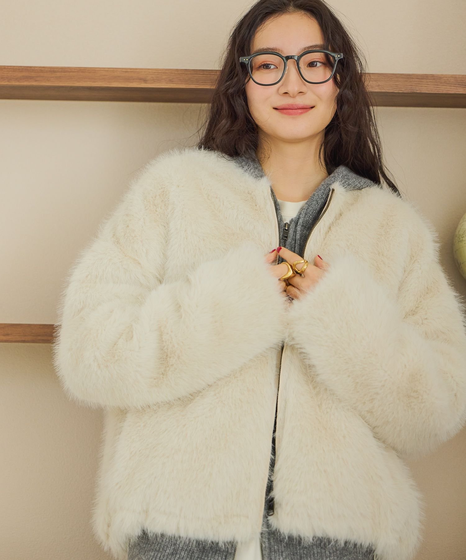 楽天市場】フェイクレザー2WAYアソートブルゾン niko and