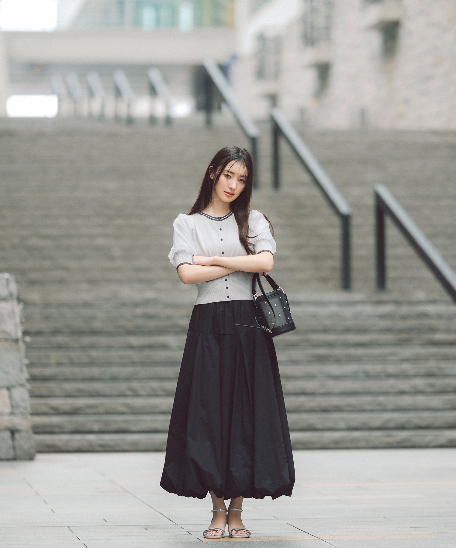 楽天市場】切替タックバルーンスカート NATURAL BEAUTY BASIC