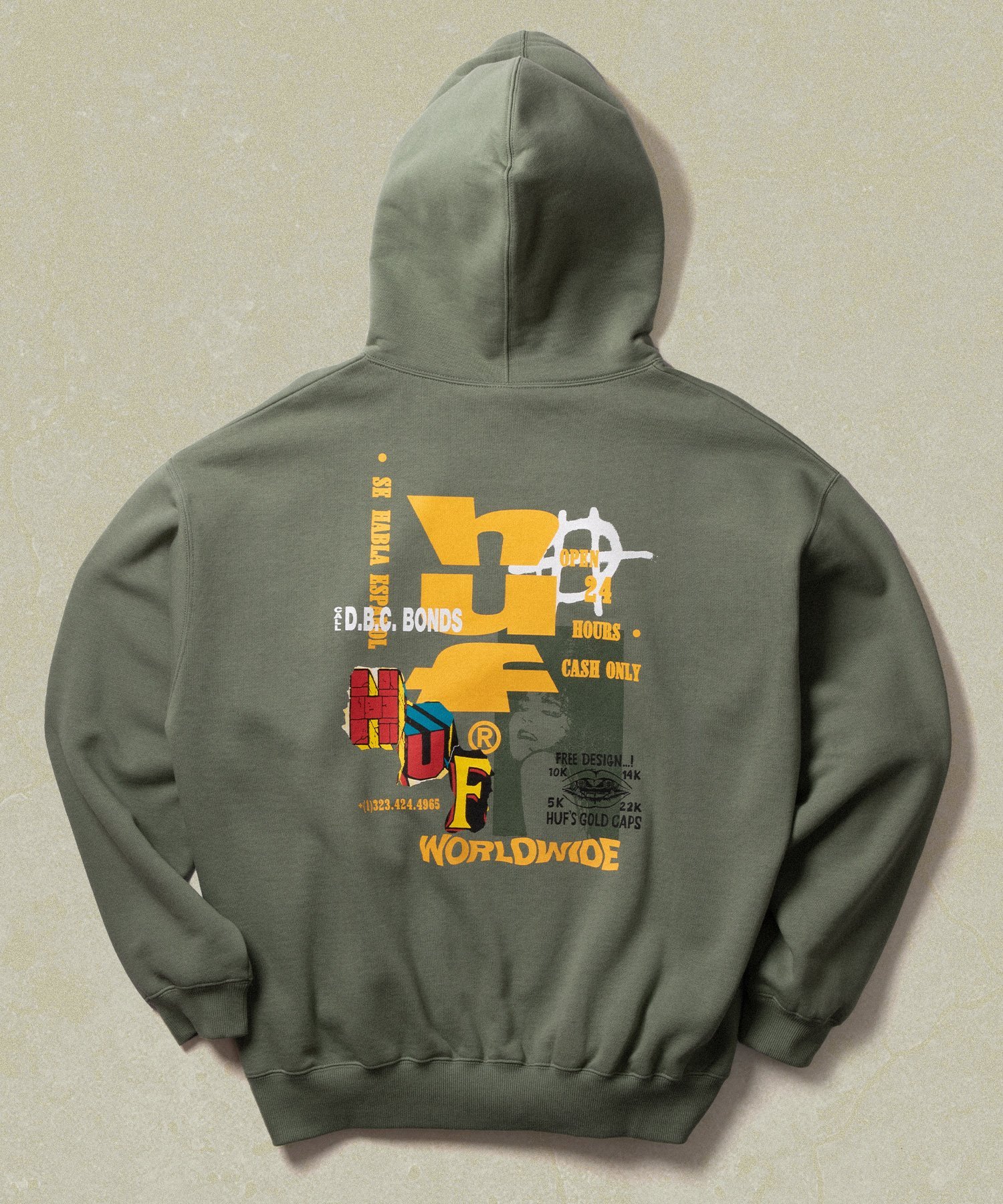 楽天市場】CUT AND PASTE FLEECE HOODIE / ハフ パーカー HUF