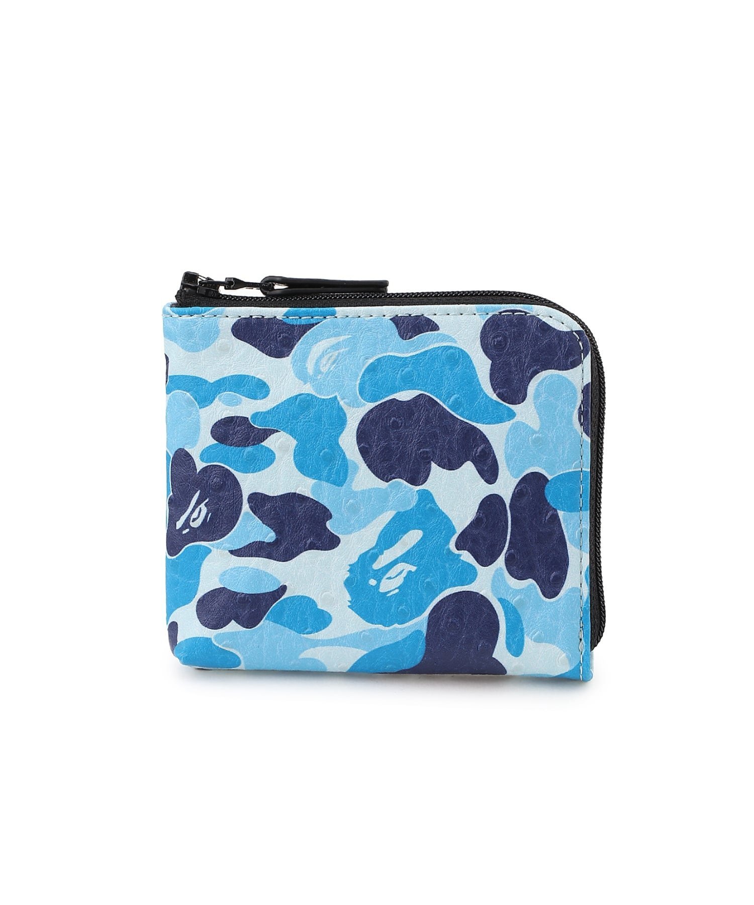 BAPE 型押しレザー ABCカモ ケース☆新品・未使用 A BATHING APE(アベイシングエイプ) 25SS ABC CAMO SHARK COIN