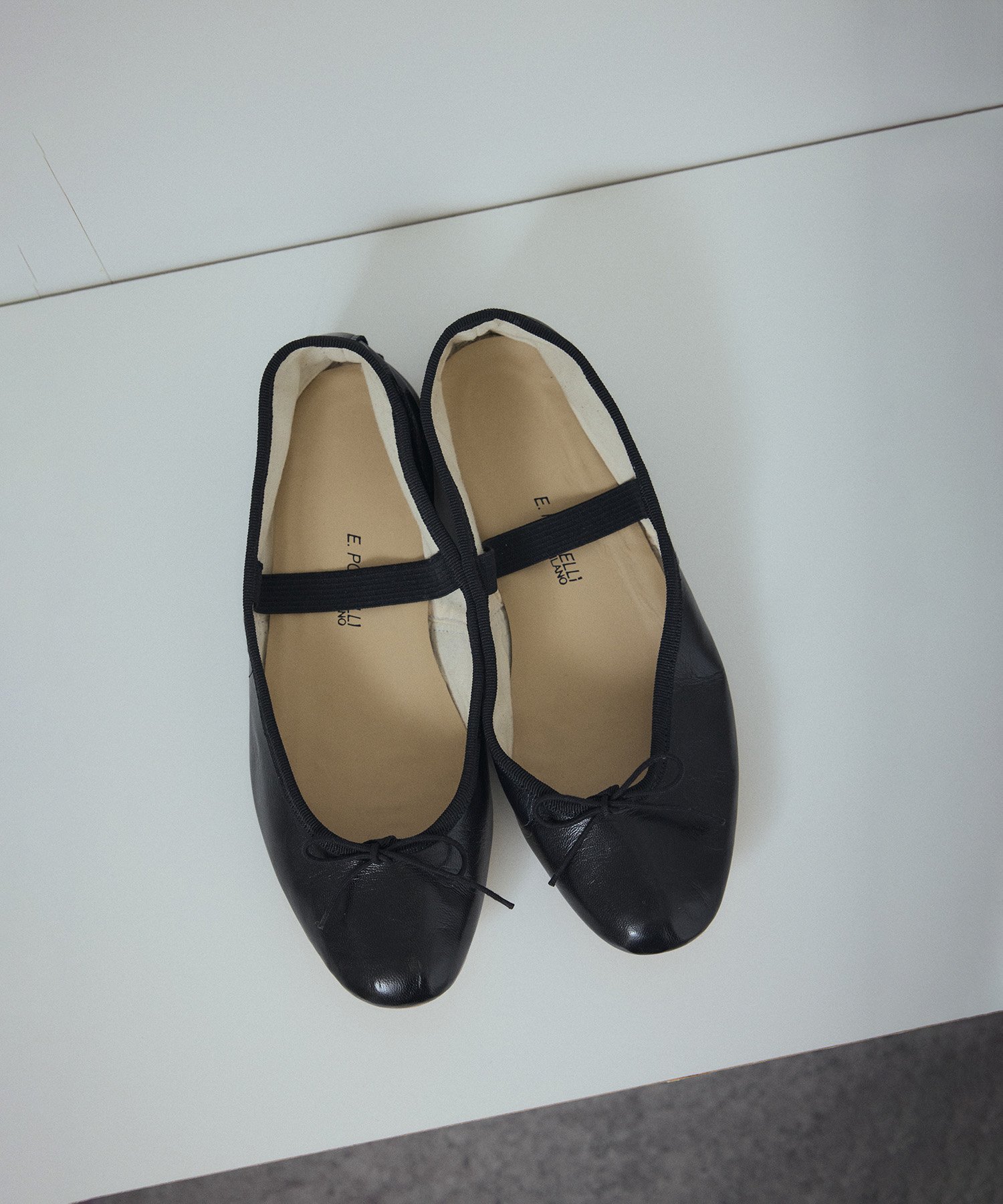 aco様☆A.P.C. PORSELLI バレエ　ブラック光沢あり　35☆ A.P.C. (アーペーセー) BALLERINE PORSELLI / バレエシューズ