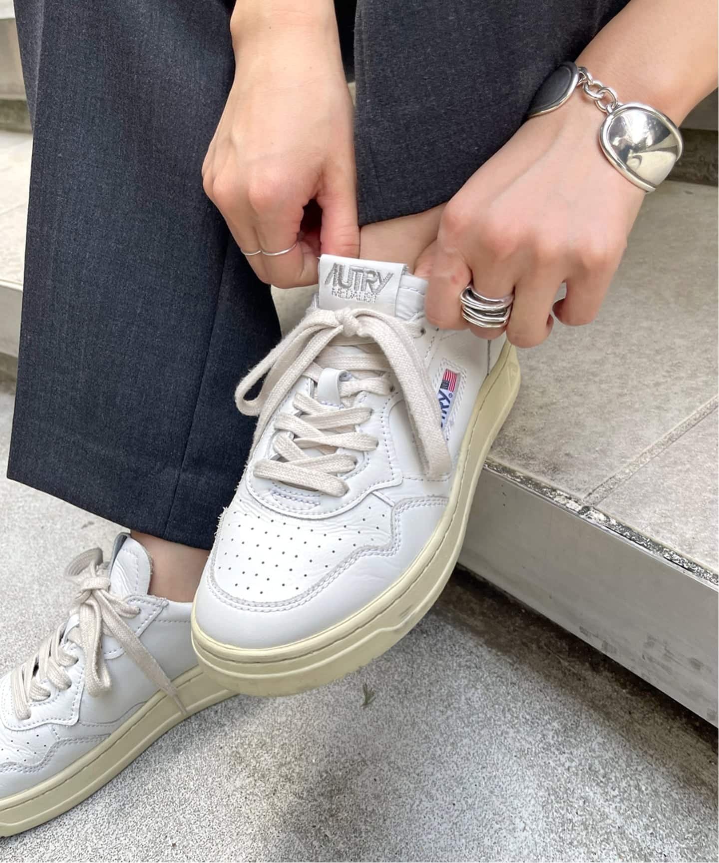 楽天市場】オートリー スニーカー メダリスト ホワイト レディース