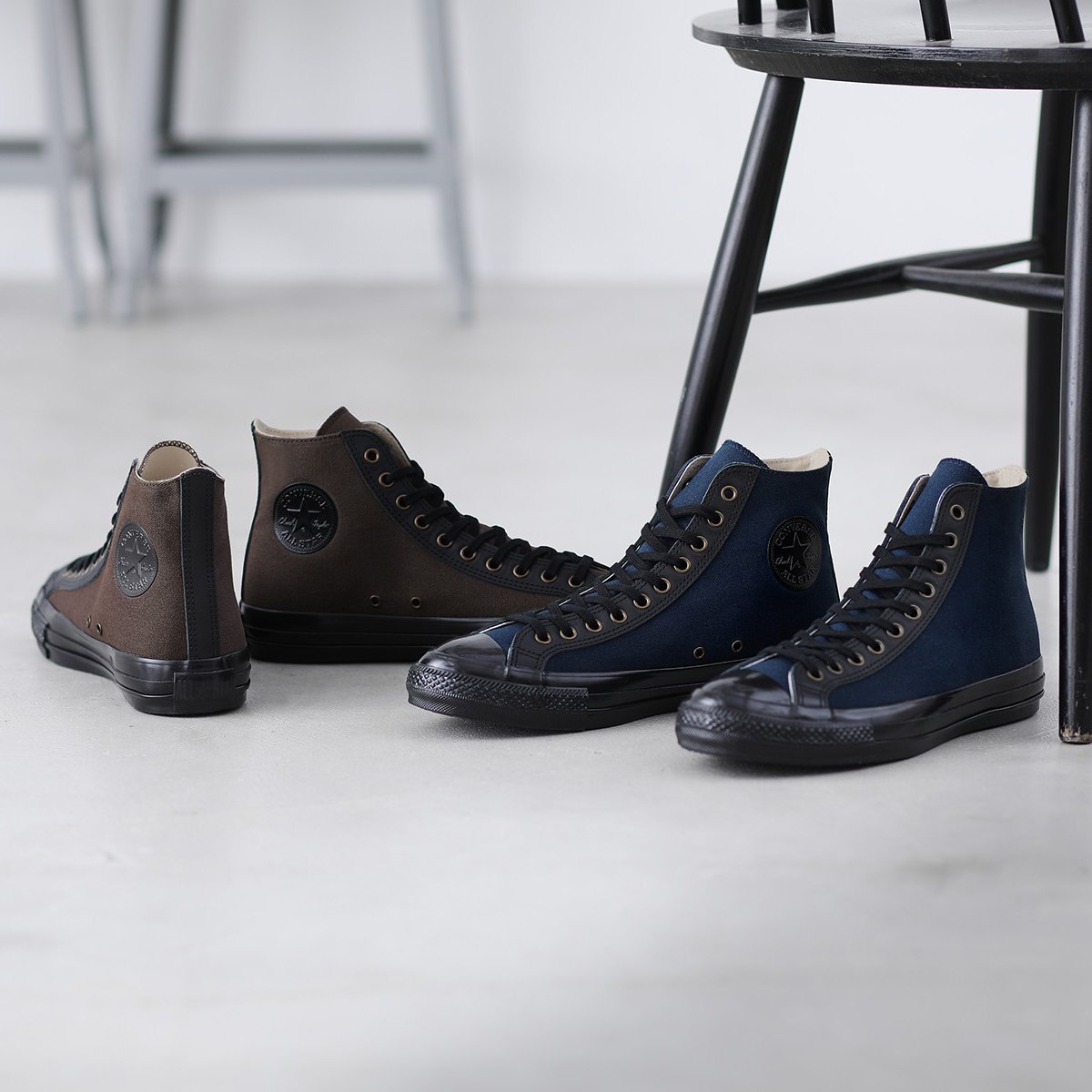 コンバース CONVERSE HI MONOCHROME レザー 1C075 Amazon | [コンバース] 1C075 LEA ALL STAR HI MONOCHROME スニーカー