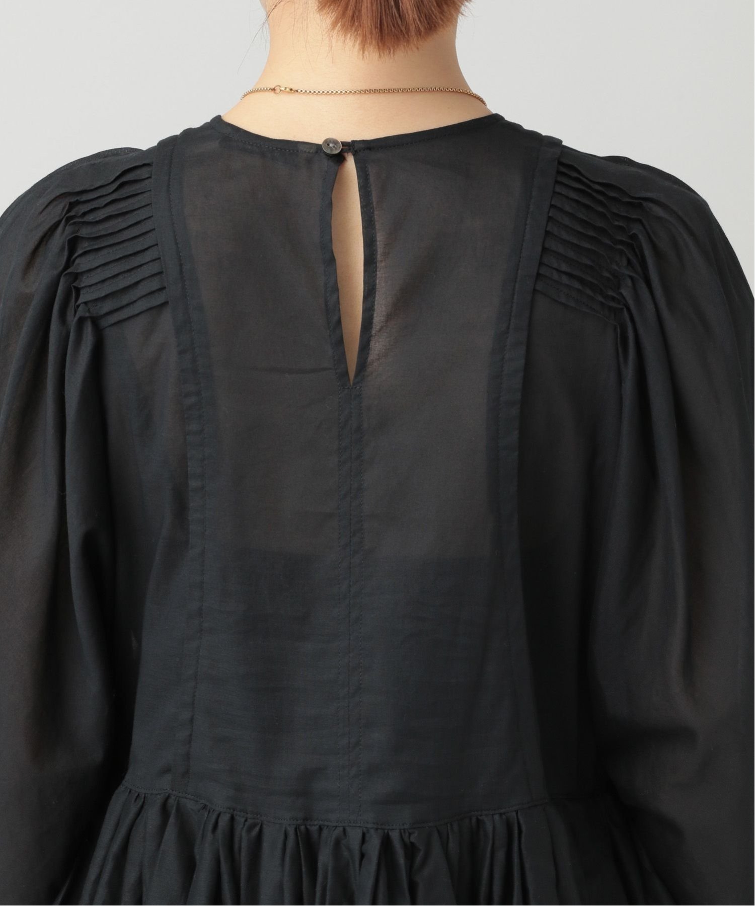 SALE／20%OFF】Curensology コットンタックギャザーブラウス カレン