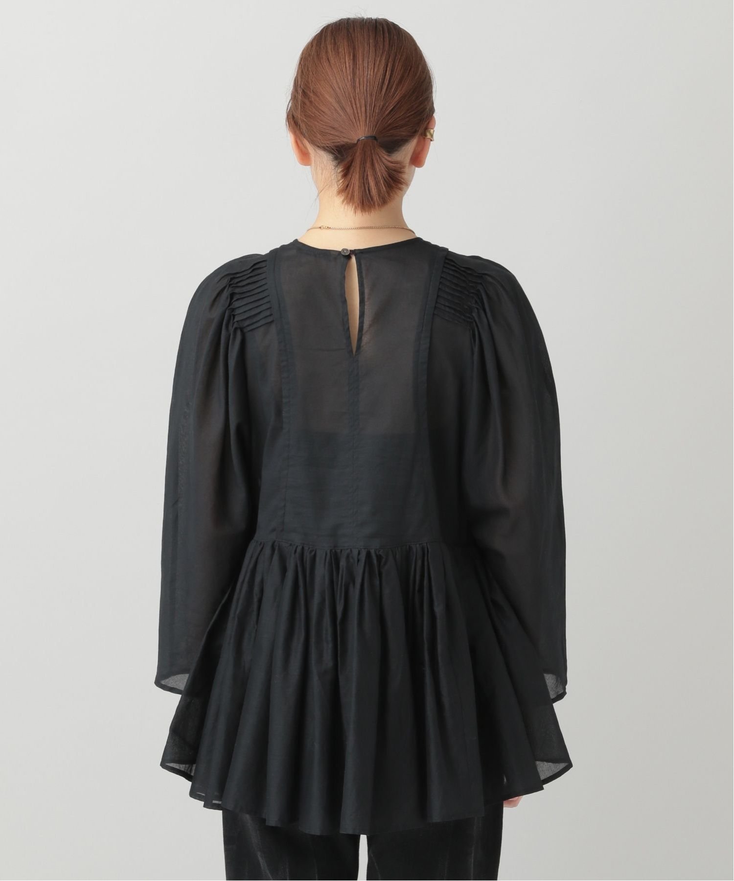 SALE／20%OFF】Curensology コットンタックギャザーブラウス カレン