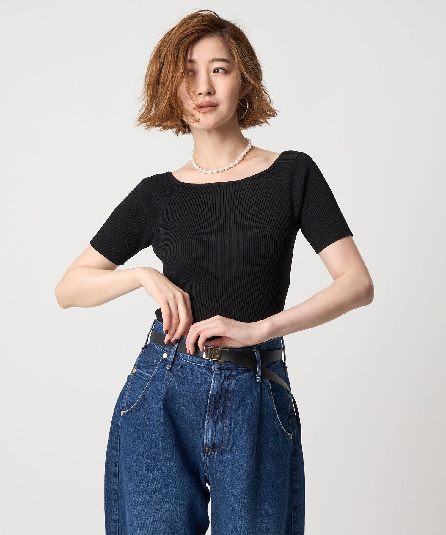 楽天市場】NICENICE MOMENT(ナイスナイス モーメント)/RIB LS SHELL