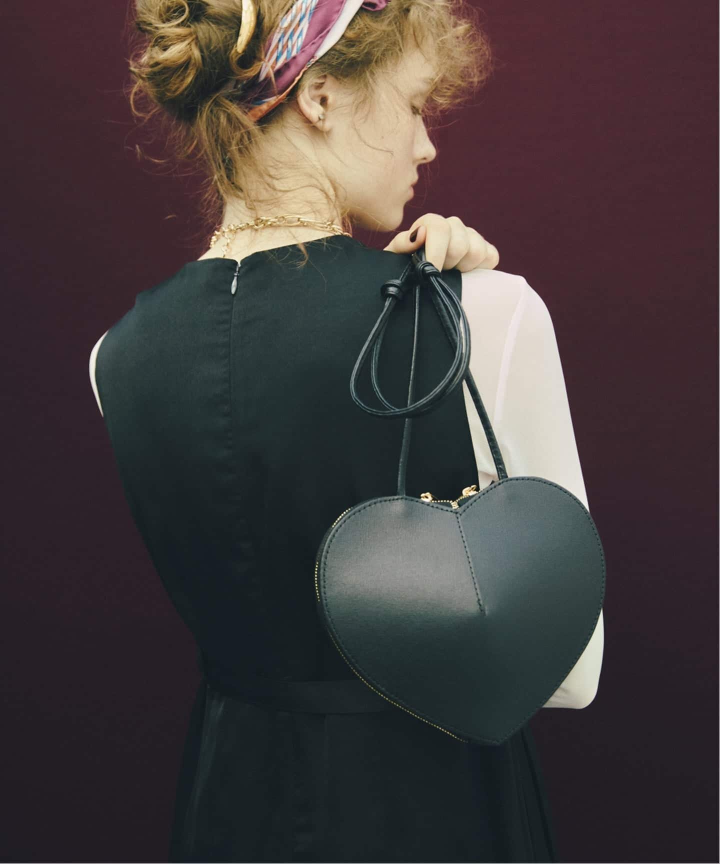 楽天市場】アライア ショルダーバッグ ル クール ハート型 ブラック