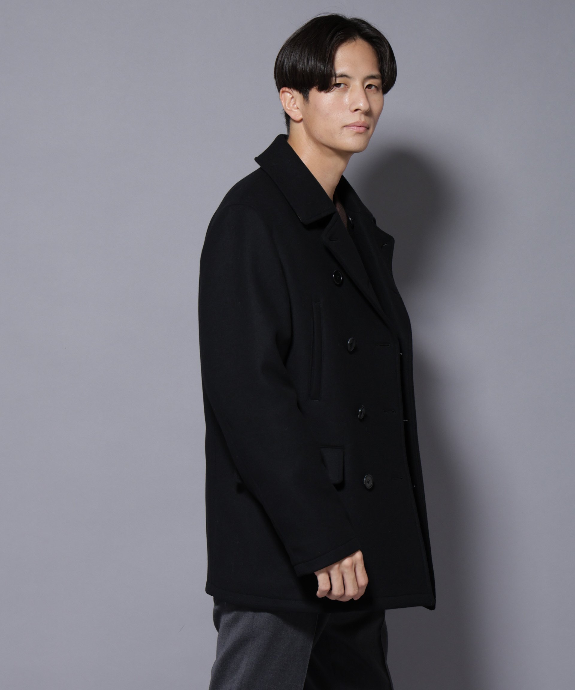 楽天市場】Scye 5121-73560 Pea Coat Super140s サイズ36 メルトン