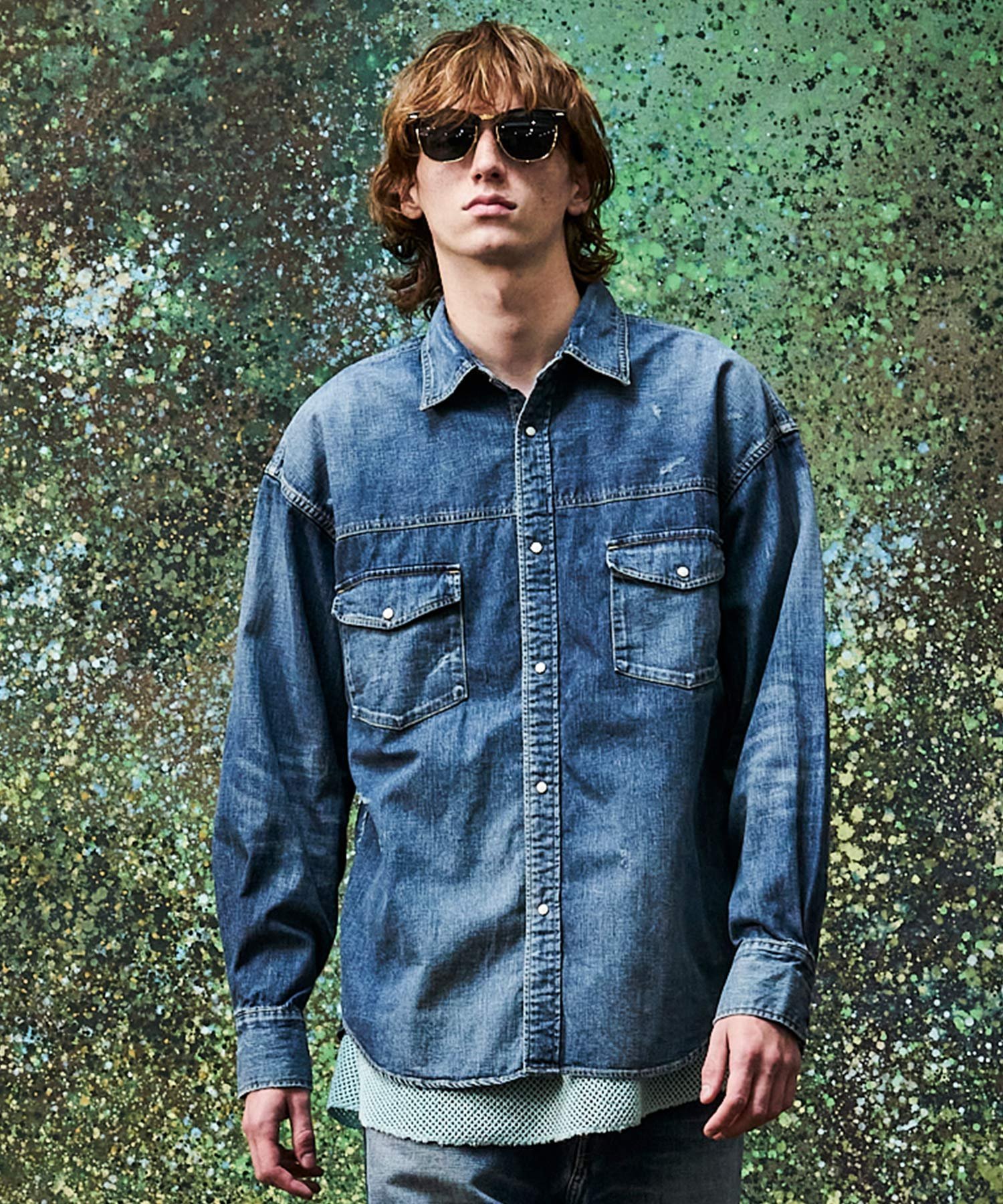 楽天市場】【公式】MSML DENIM SHIRT / VINTAGE WASHED : GARDEN TOKYO