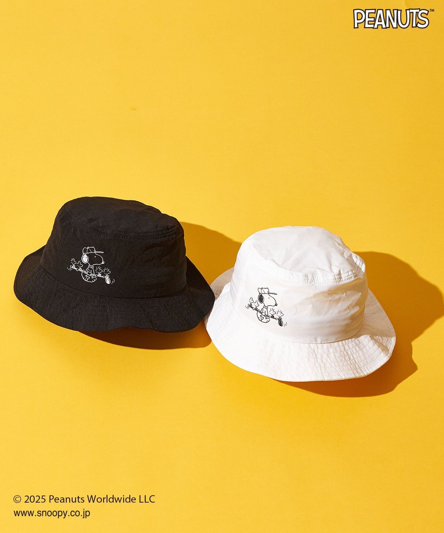 NEW ERA ニューエラ ゴルフ バケット 新品　スヌーピー S /M　黒 新品未使用 NEWERA ニューエラ スヌーピー バケットハット