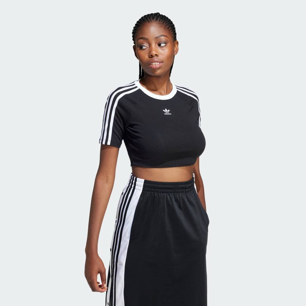 【adidas】★人気商品★クロップド レースTシャツ adidas（アディダス）の「【ZOZO限定】クロップド レース トリム