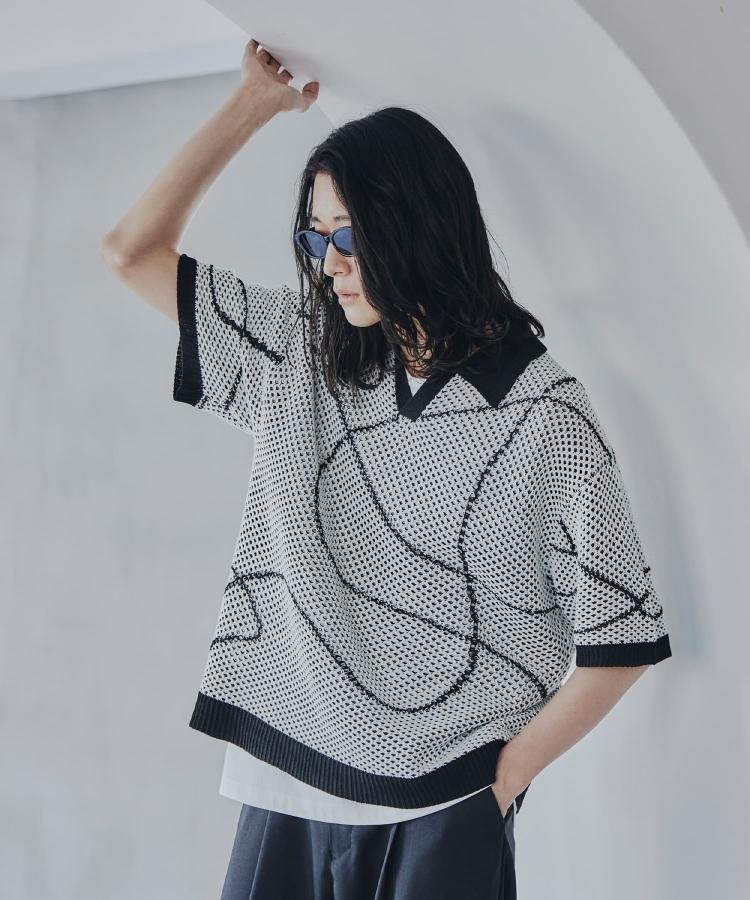 極美品!エルメス カシミヤ×シルク ニットブラウス ポロシャツ 楽天市場】Kota Gushiken・コウタグシケン 24SS Cahmere Slk See