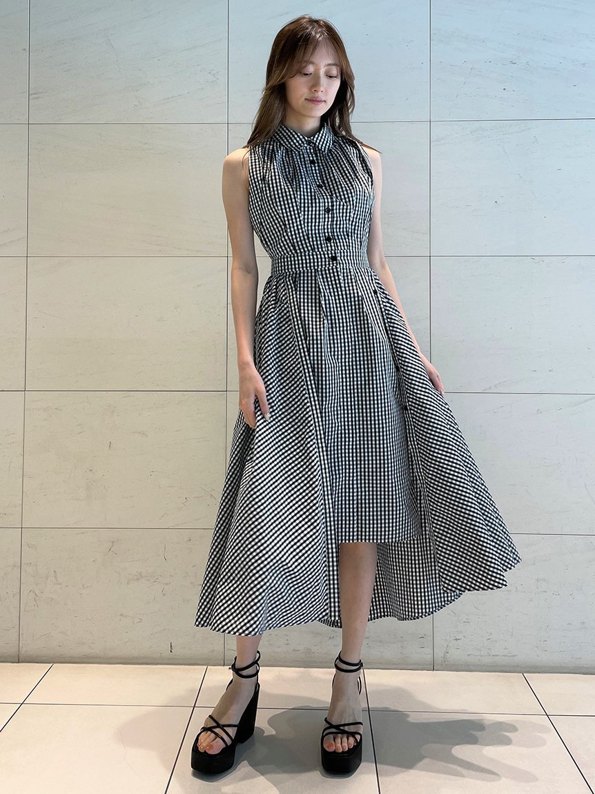 SALE／50%OFF】SNIDEL ノースリフィッシュテールシャツワンピース 
