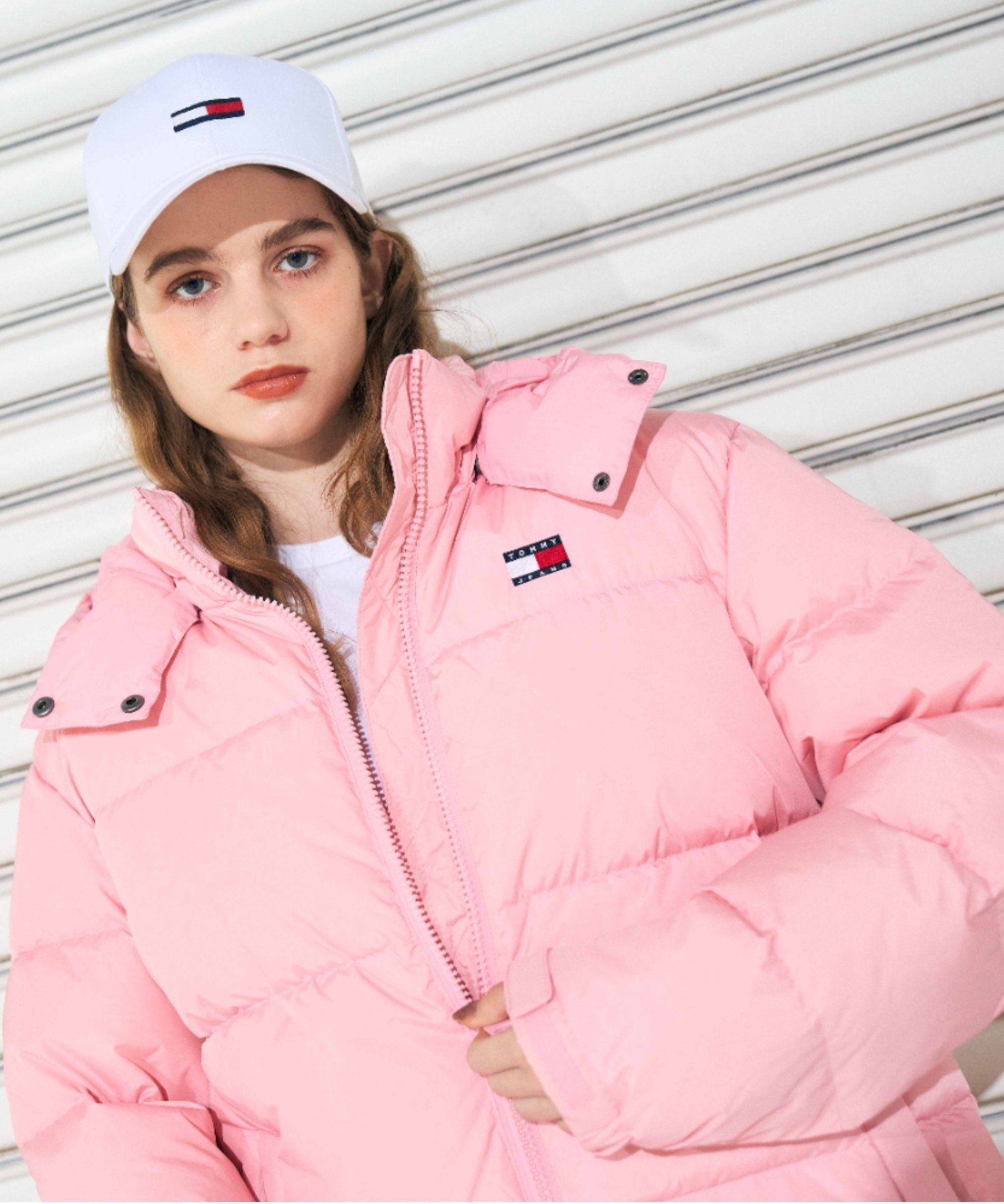 SALE／50%OFF】TOMMY JEANS TJW ALSK PFFR EXT Ballet Pink トミー 