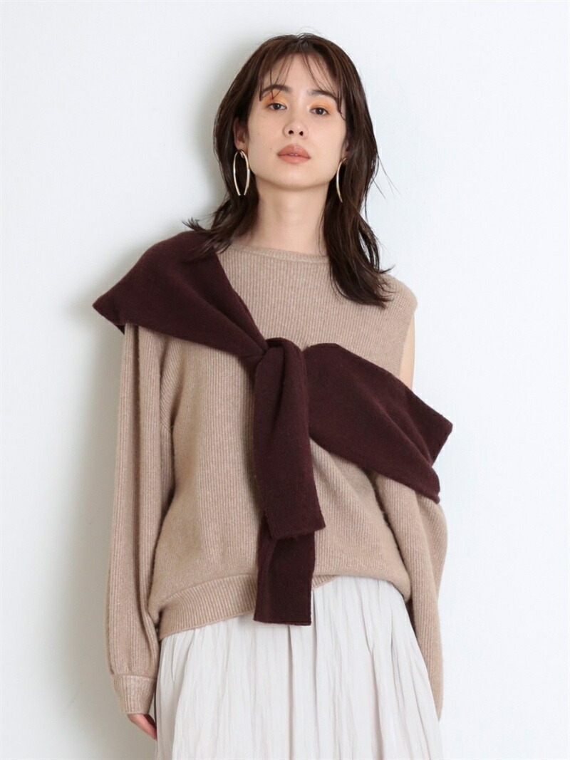 SALE／50%OFF】SNIDEL ディフォメーションニットプルオーバー  