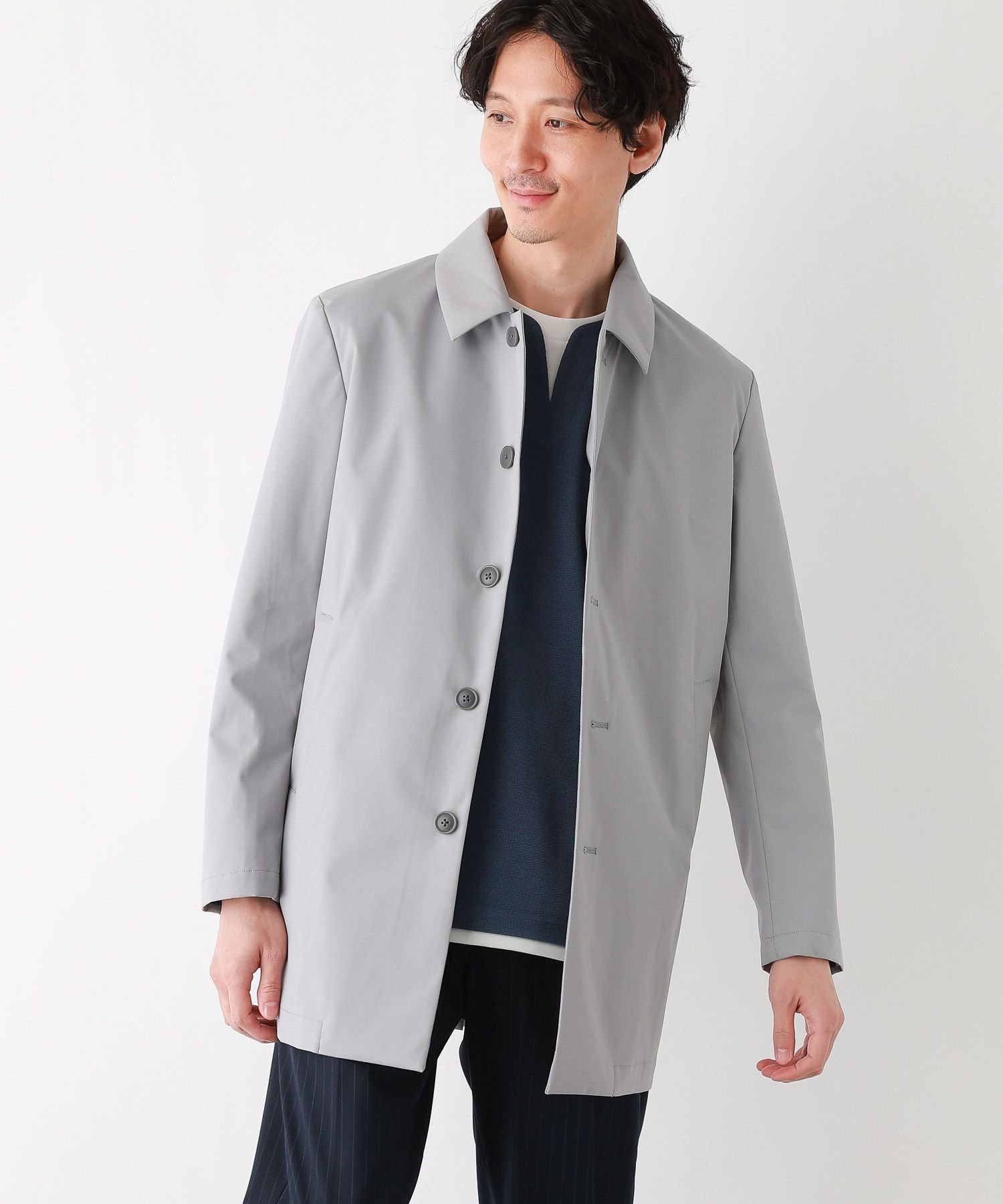 SALE／40%OFF】GLOBAL WORK GUARDTECH ショートステンカラーコート