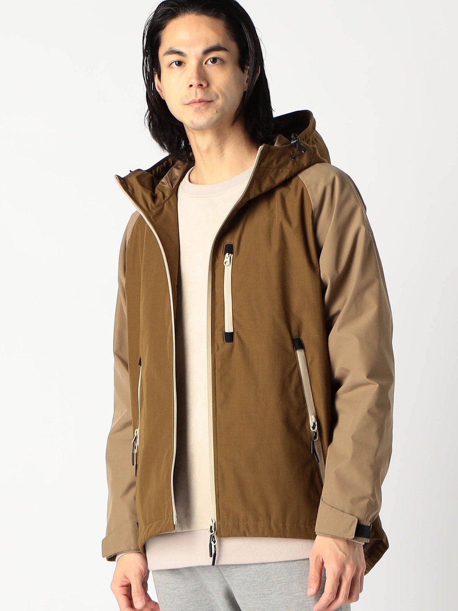 NANGA × GrandPARK 別注 TAKIBI シェルブルゾン ブラウン NANGA別注