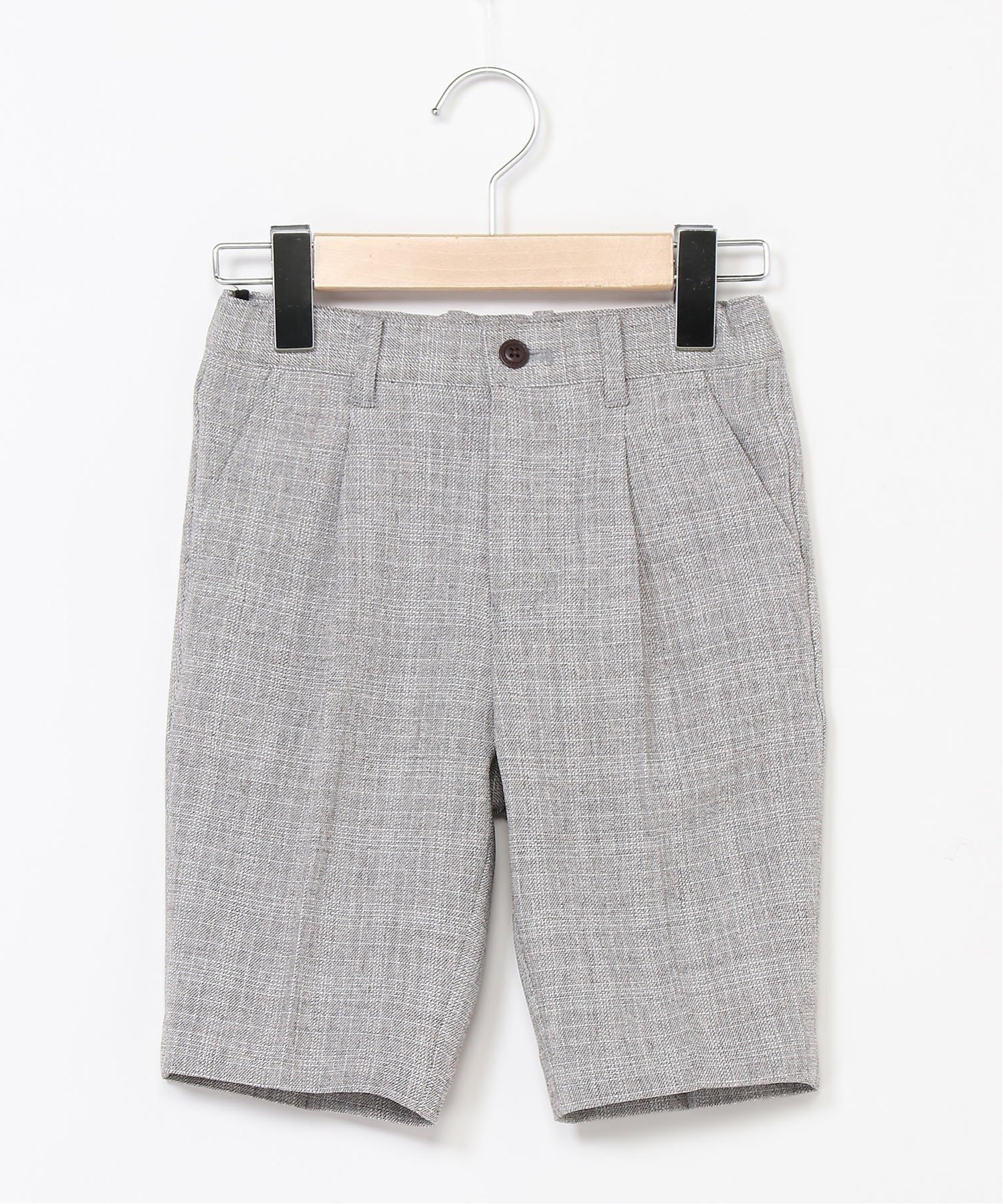 SALE／30%OFF】petit main グレージャケット+ショートパンツ ナルミヤ