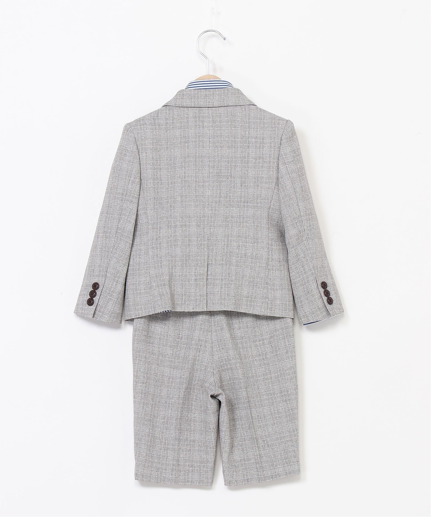 SALE／30%OFF】petit main グレージャケット+ショートパンツ ナルミヤ