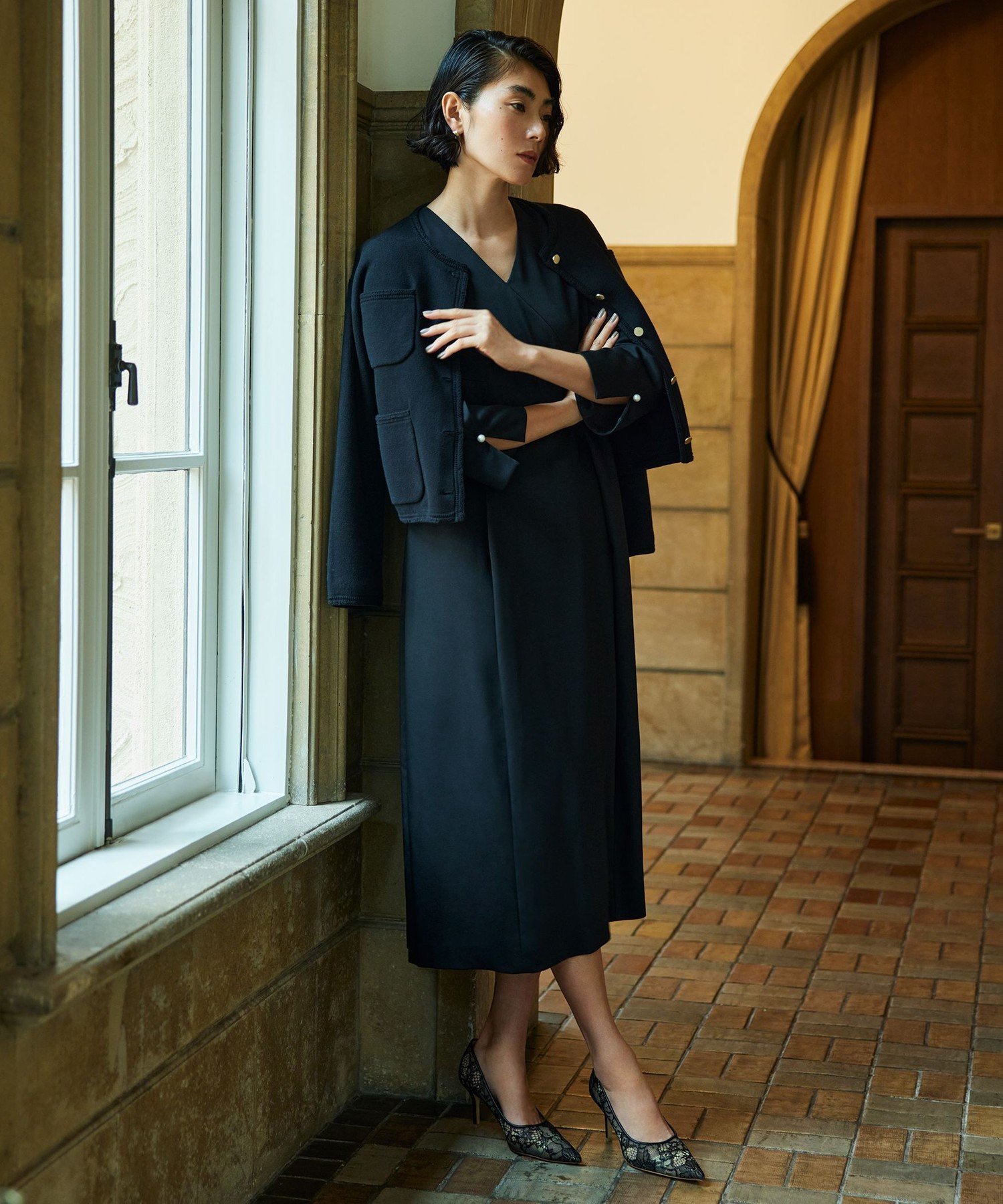 楽天市場】【SALE／40%OFF】ストレッチタフタ ボックスタック