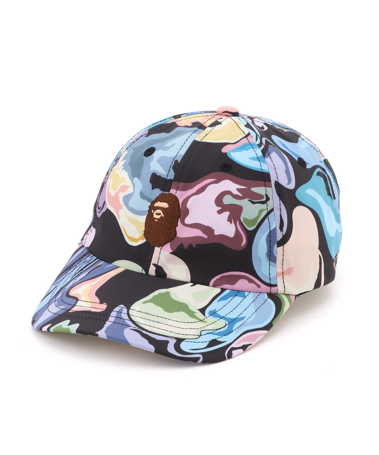 BAPE® X NBHD GENERAL PANEL CAP BAPE x Neighborhood Panel Cap Black Men's - SS25 - US